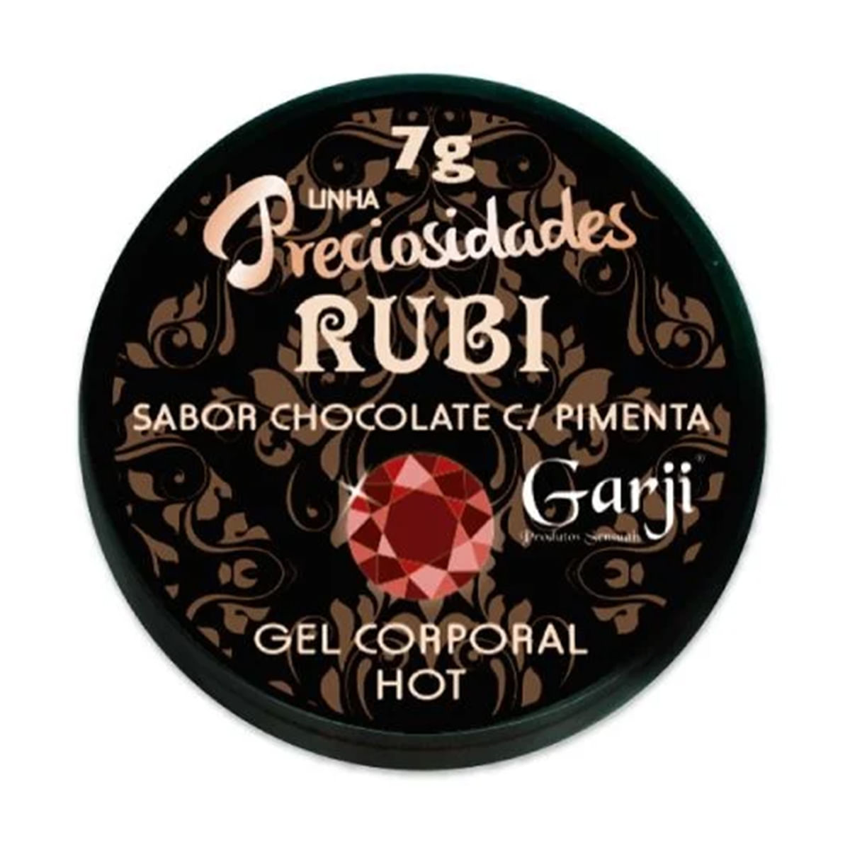 Rubi Gel Lubrificante Beijável com Sensação Hot 7g Linha Preciosidades Garji Rubi Gel Lubrificante Beijável com Sensação Hot 7g Linha Preciosidades Garji