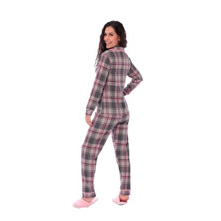 Pijama Longo Americano Feminino