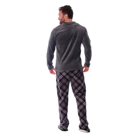 Pijama Lord Masculino Fleece com Manga Longa e Calça Coleção Inverno Victory
