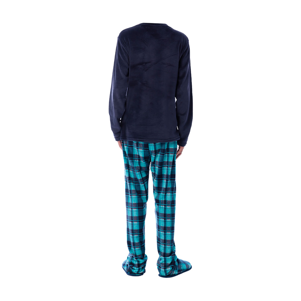 Pijama Lord Juvenil  Masculino Fleece com Manga Longa e Calça Coleção Inverno Victory