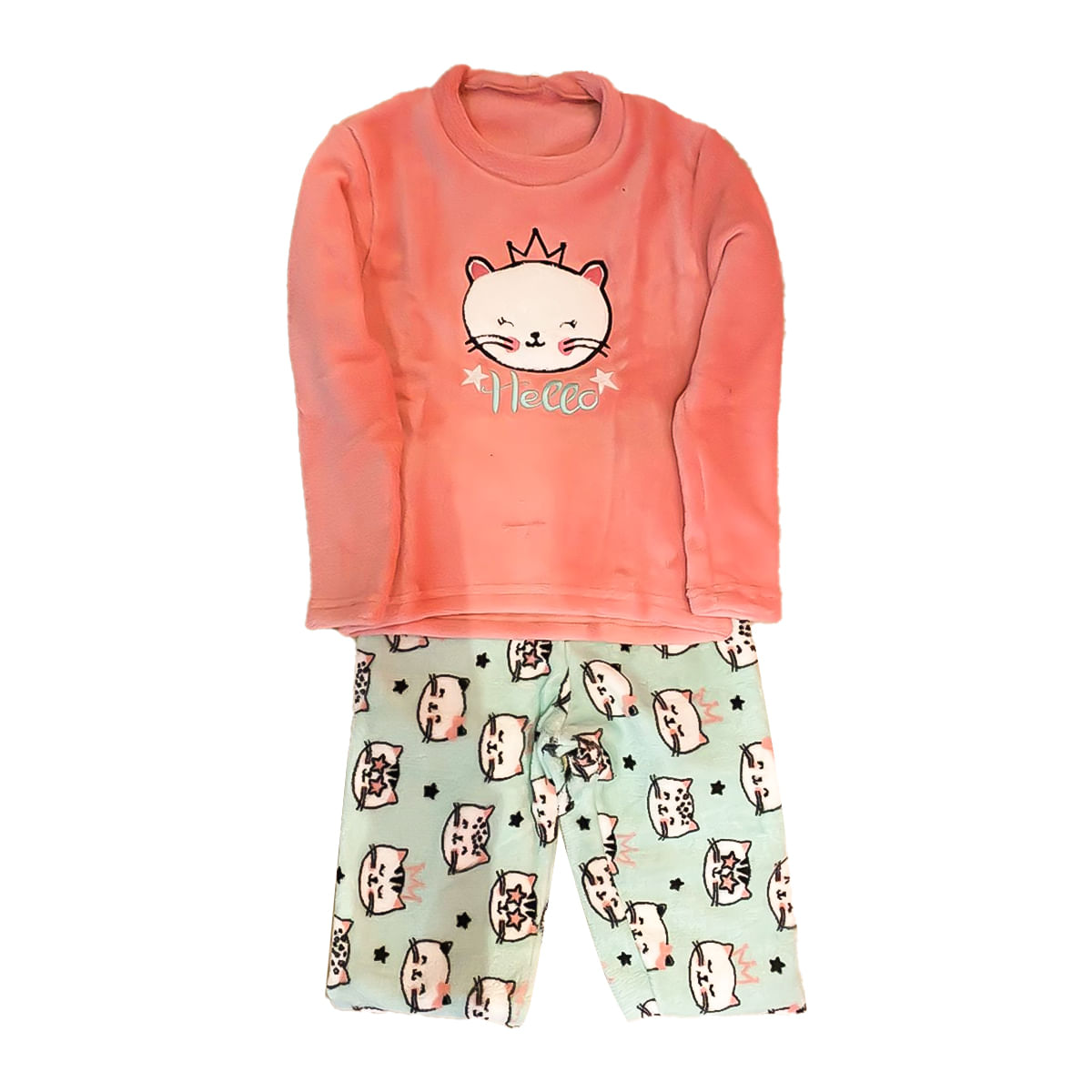 Pijama Majestosa Infantil - Fleece com Manga Longa e Calça Coleção Inverno Victory
