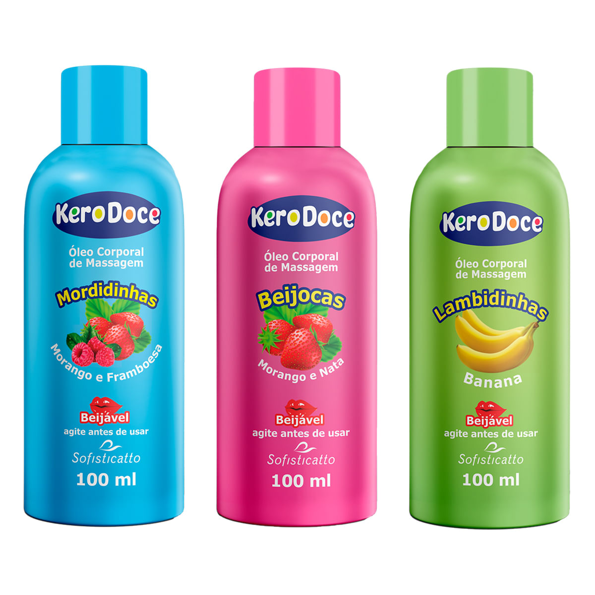 Beijocas Óleo Corporal de Massagem 100ml Linha Kero Doce Sofisticatto