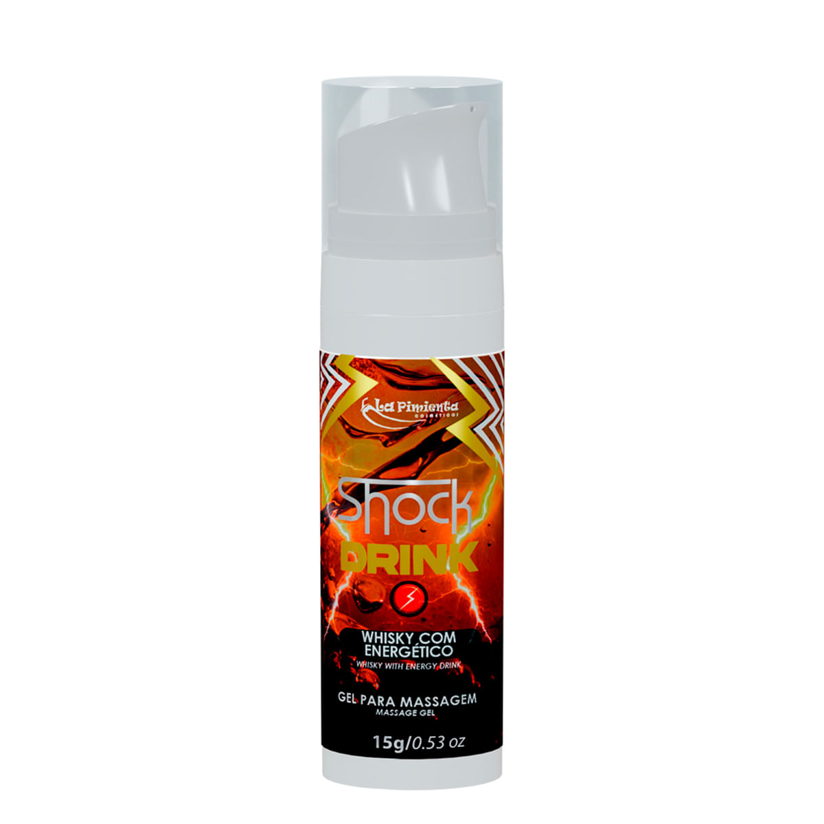 Shock Drink Gel Vibrador Liquido Excitante 15g La Pimienta