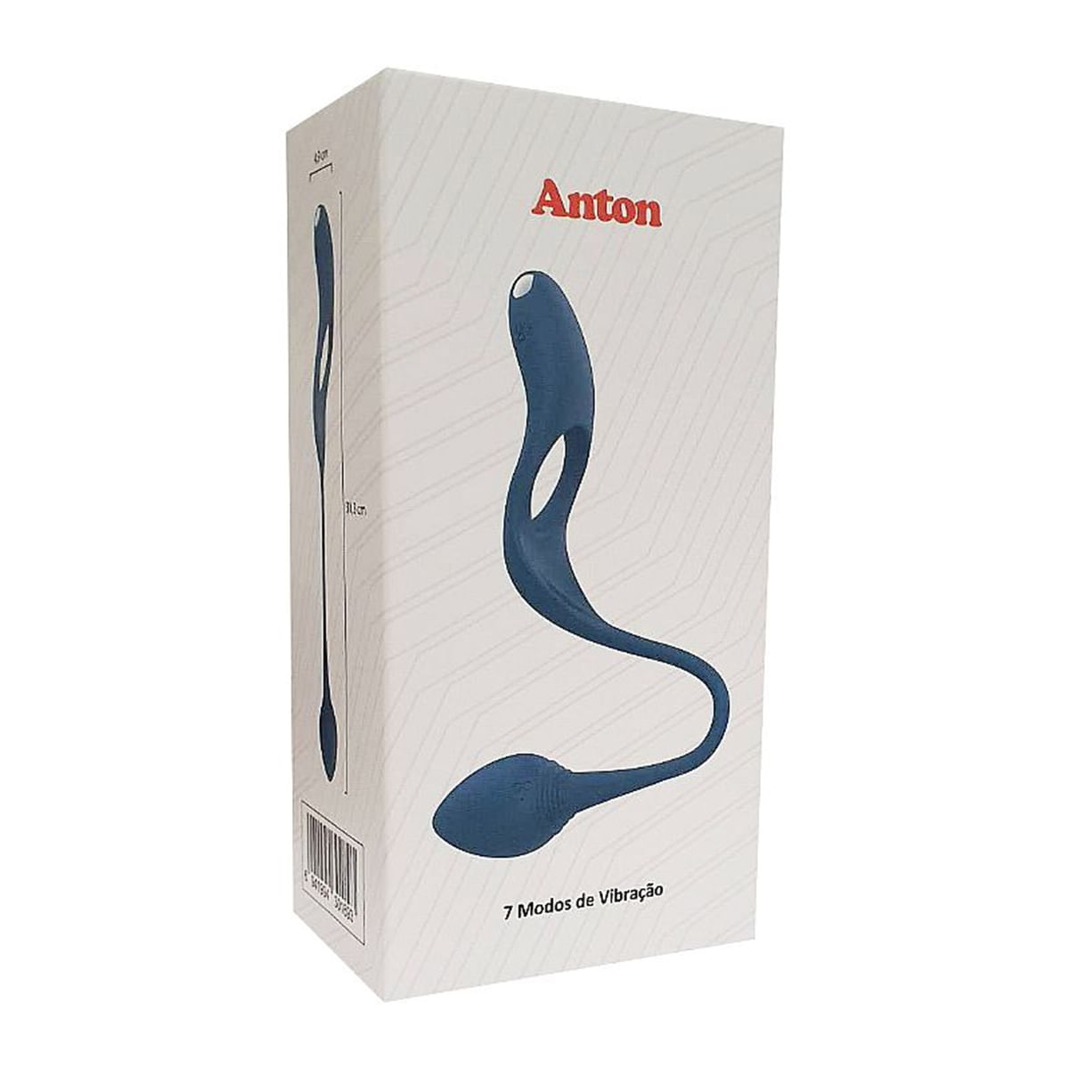 Antom Anel Peniano com Estimulador de Clitóris e Plug Anal com 7 Modos de Vibração Sexy Import