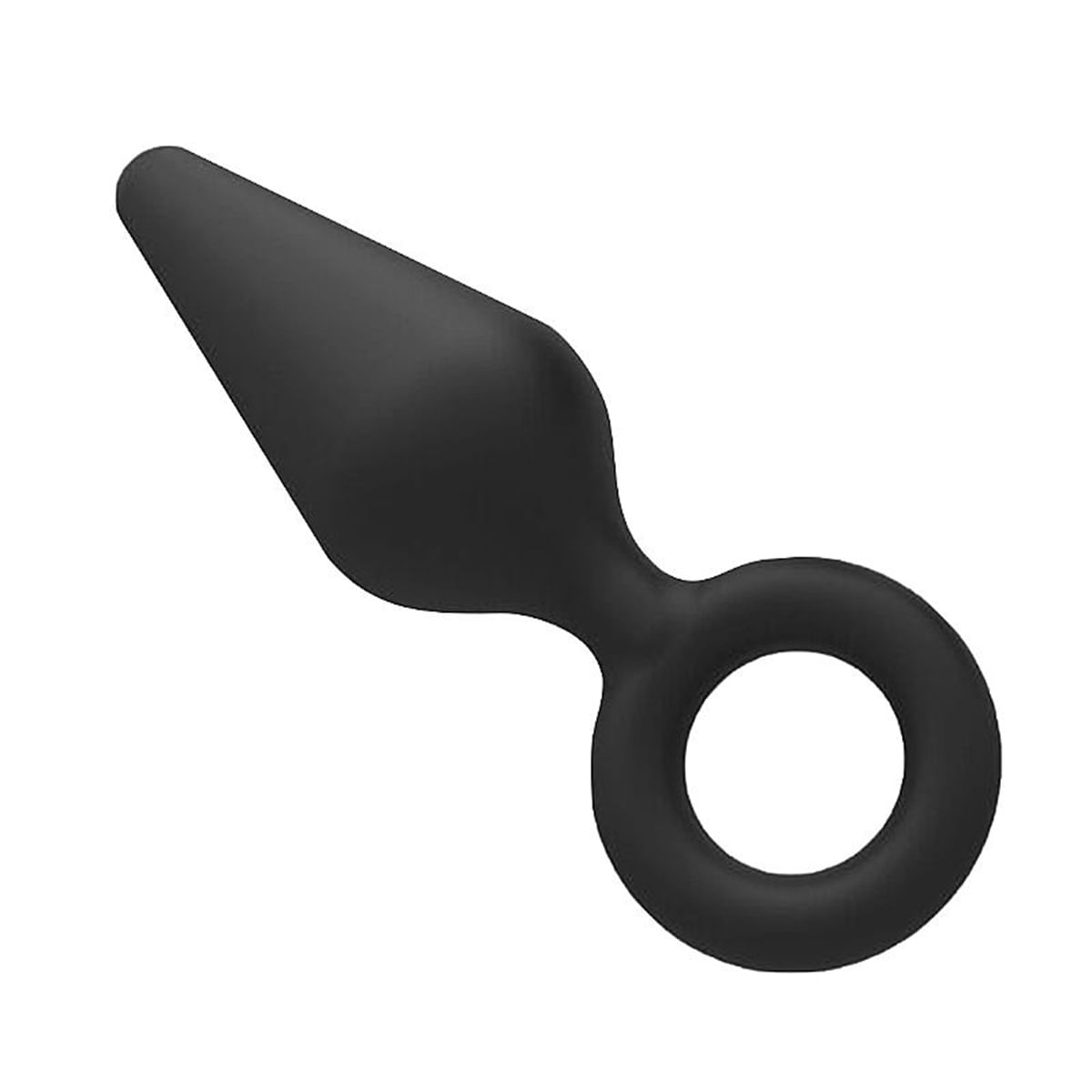 Plug Anal em Formato Cone com alça de Dedo Sexy Import Plug Anal em Formato Cone com alça de Dedo Sexy Import
