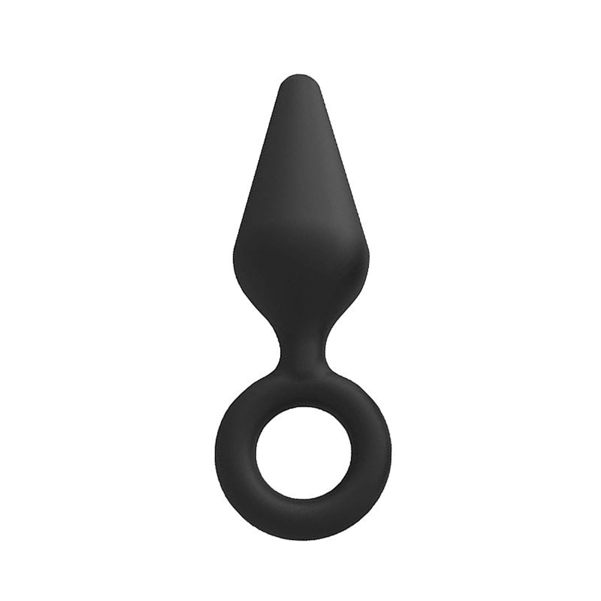 Plug Anal em Formato Cone com alça de Dedo Sexy Import