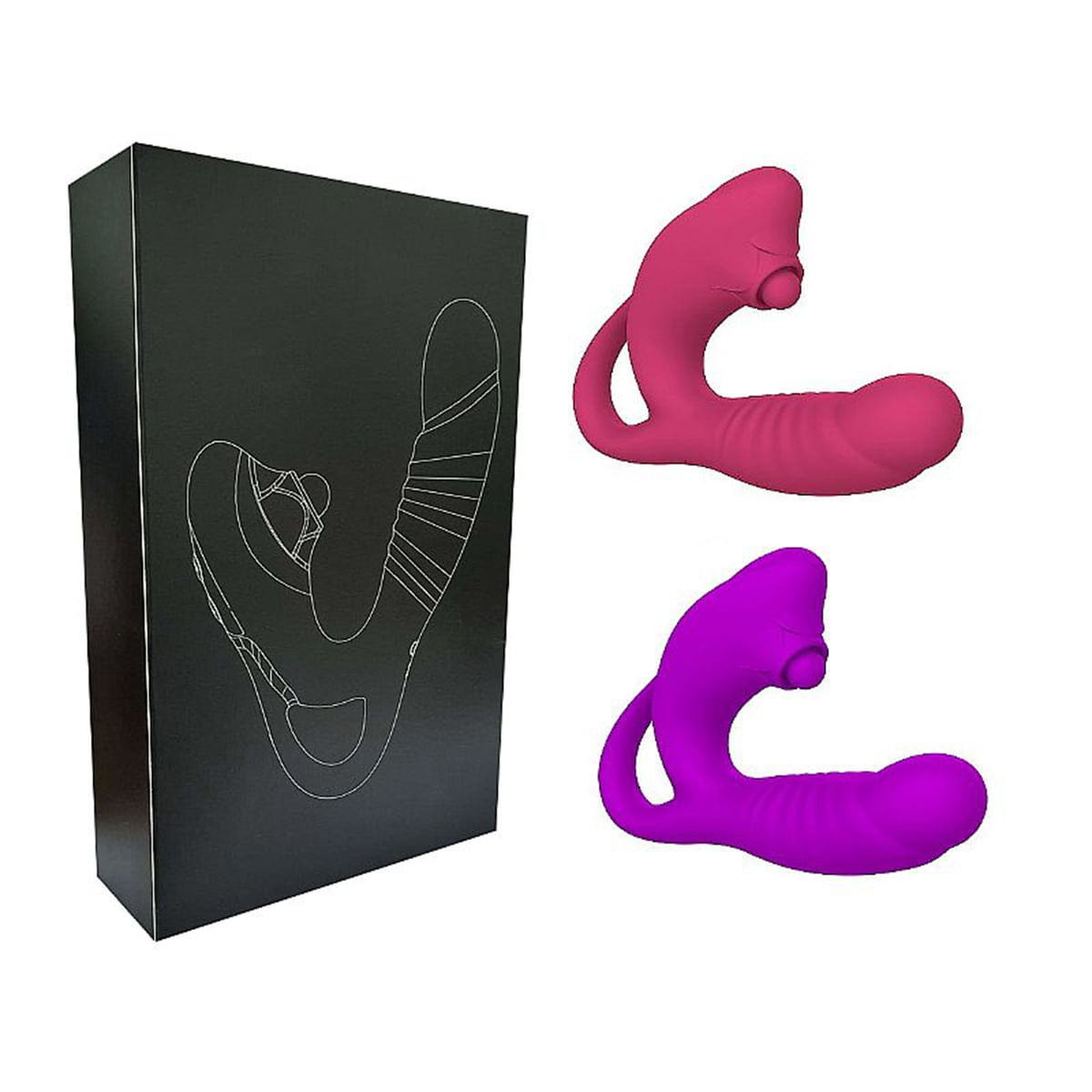 Vibrador de Ponto G e Clitóris com 10 Modos de Vibração Sexy Import