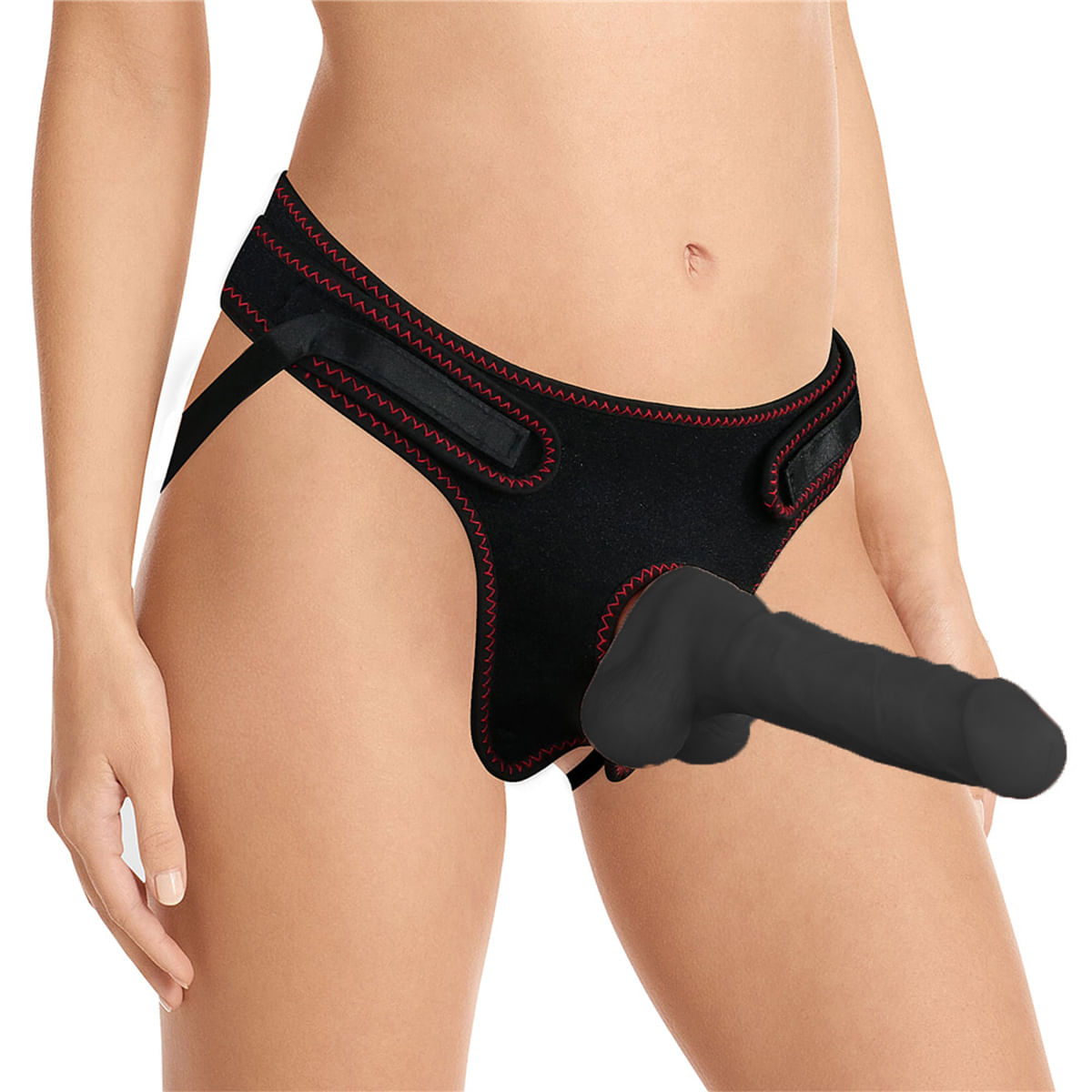 LoveToy Ingen Strap On Cinta Peniana com Ventosa 20cm Miss Collection LoveToy Ingen Strap On Cinta Peniana com Ventosa 20cm Miss Collection