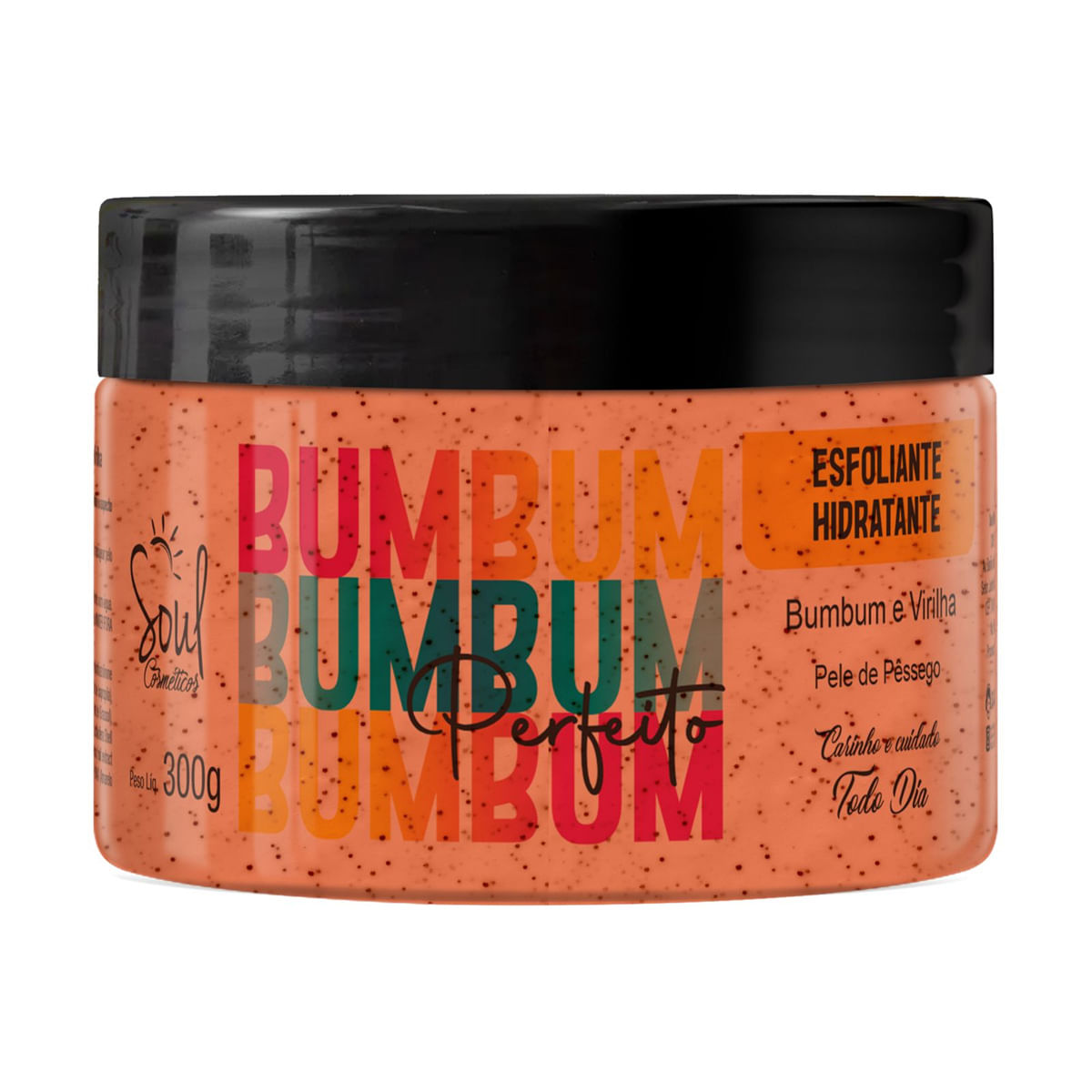 Bum Bum Hidratante Esfoliante 180g Soul Cosméticos