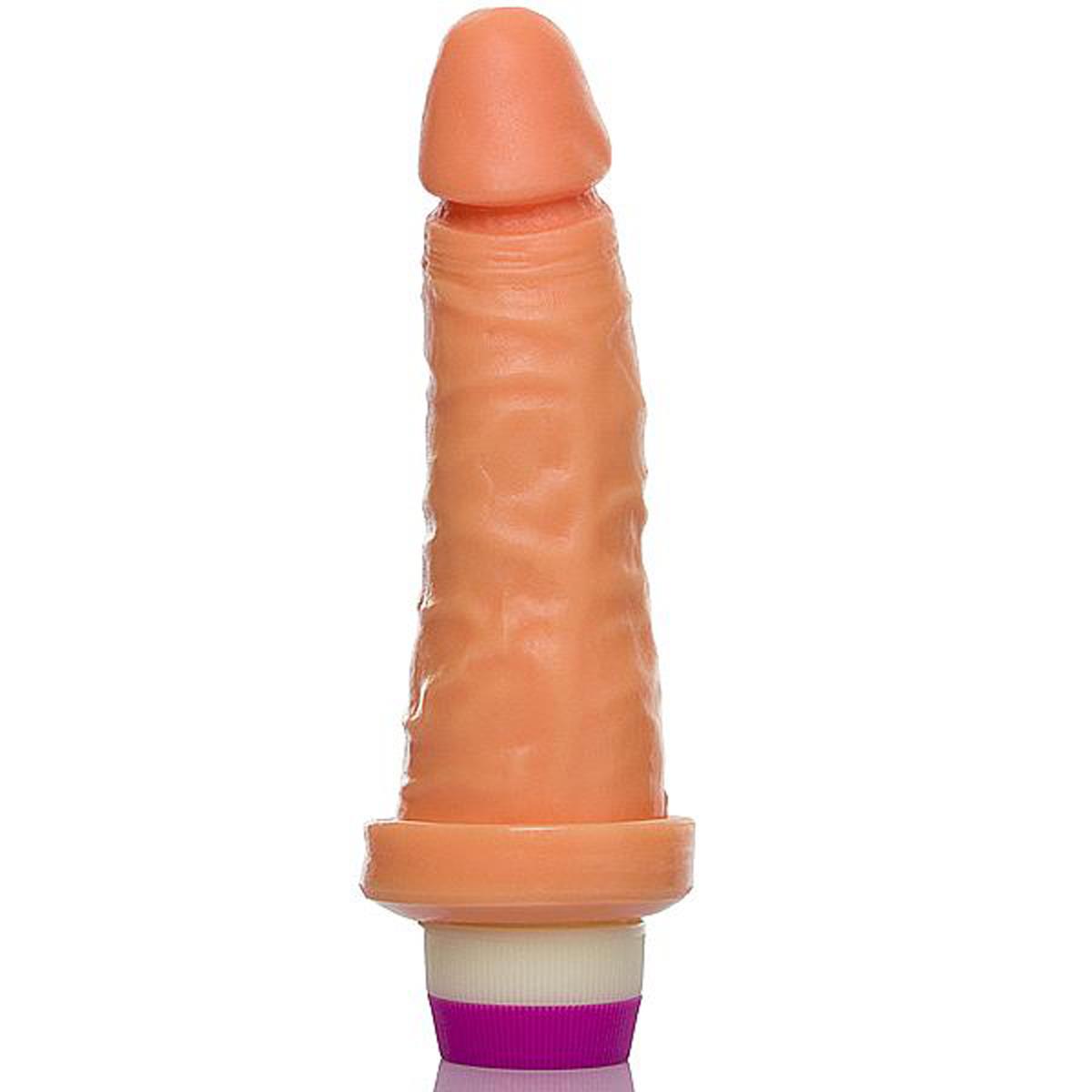 Prótese Maciça Basic com vibrador 14,5x4 cm