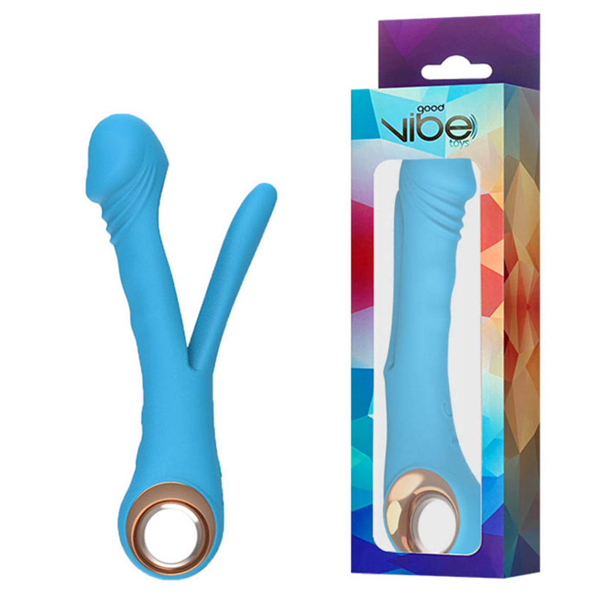 Vibrador Recarregável com Formato Realístico e 10 Modos de Vibração 3R Import