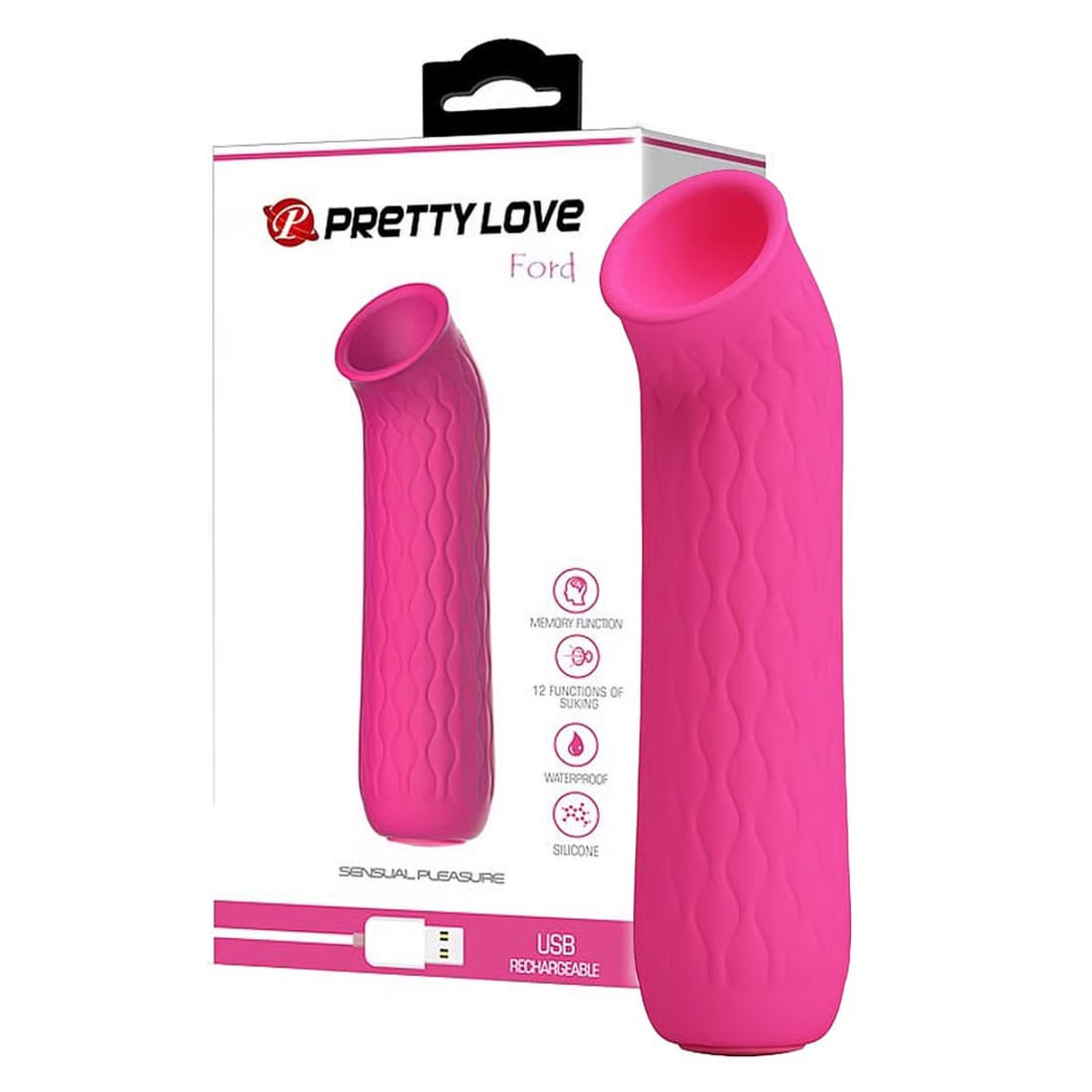 Pretty Love Ford Vibrador Estimulador Clitoriano com 12 Modos de Sucção 3R Import