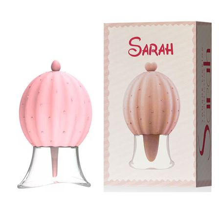 Sarah Bomba Vaginal com Lingua Estimuladora com 36 Modos de Vibração Formato Cacto 3R Import