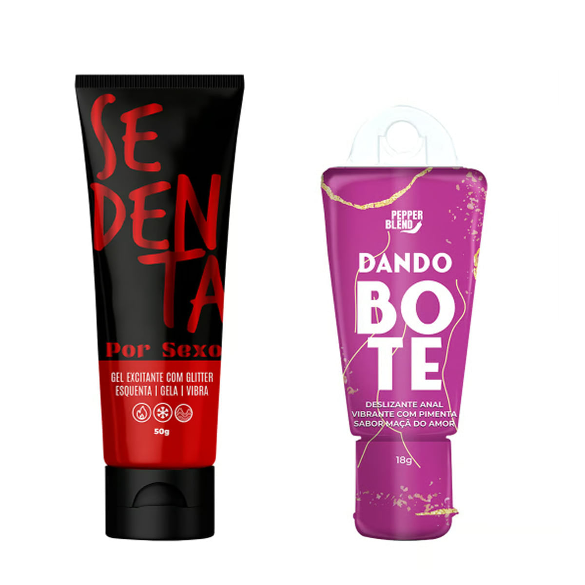 Kit Erótico Sedenta Por Sexo e Dando o Bote Pepper Blend