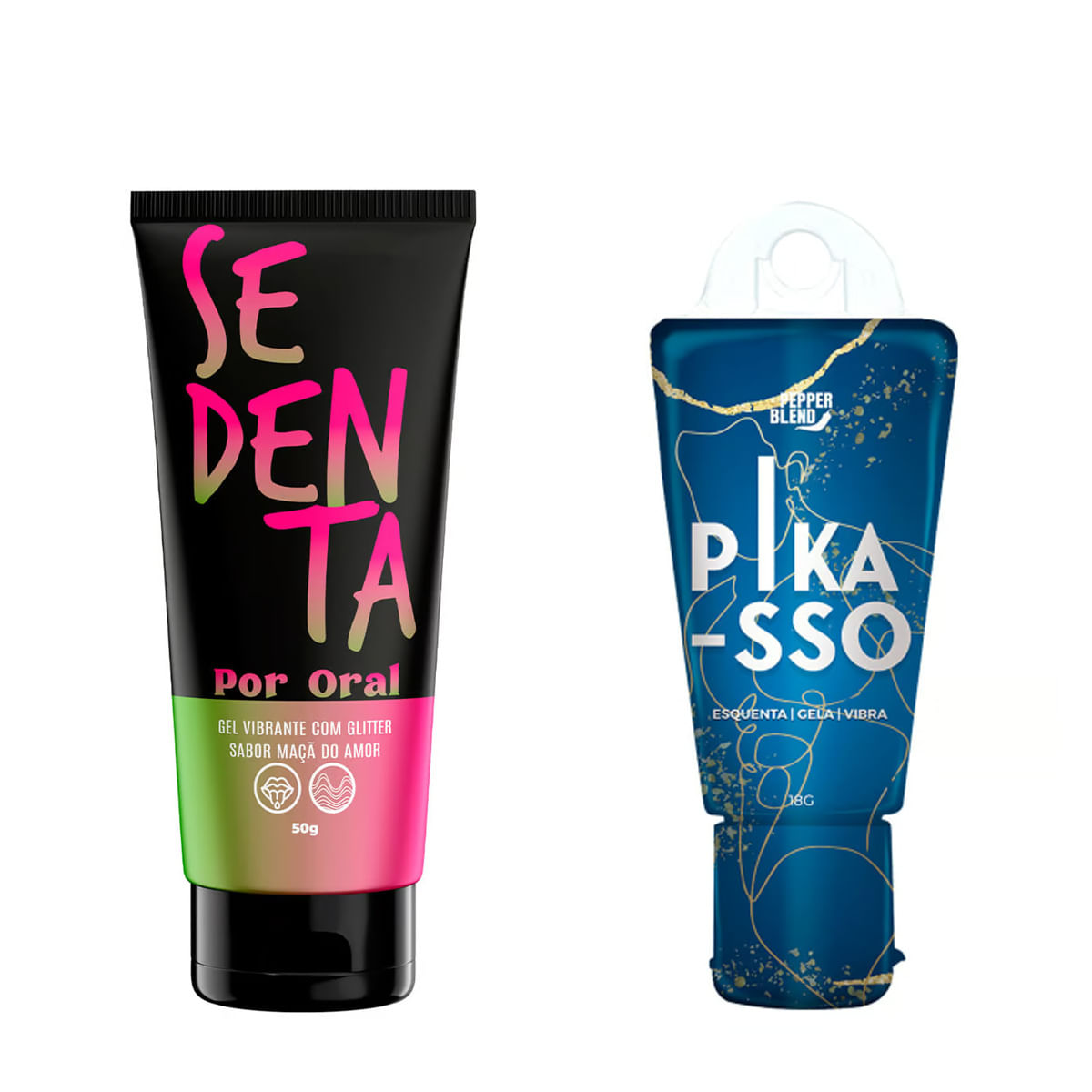 Kit Erótico com Sedenta Por Oral e Pikasso Pepper Blend