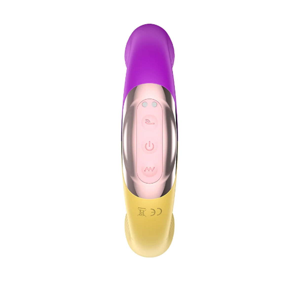 Vibrador Duplo para Lésbicas com Sugador e Movimento de Vem 10 modos de  vibração Libb | Miess