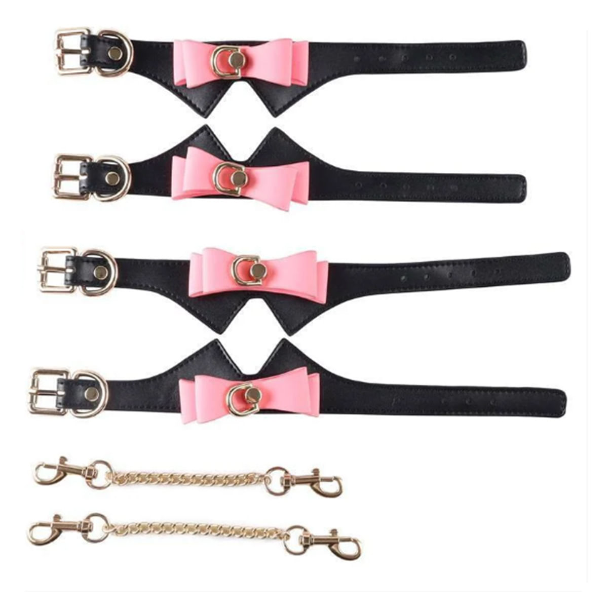 Kit Sado BDSM 6 em 1 Libb
