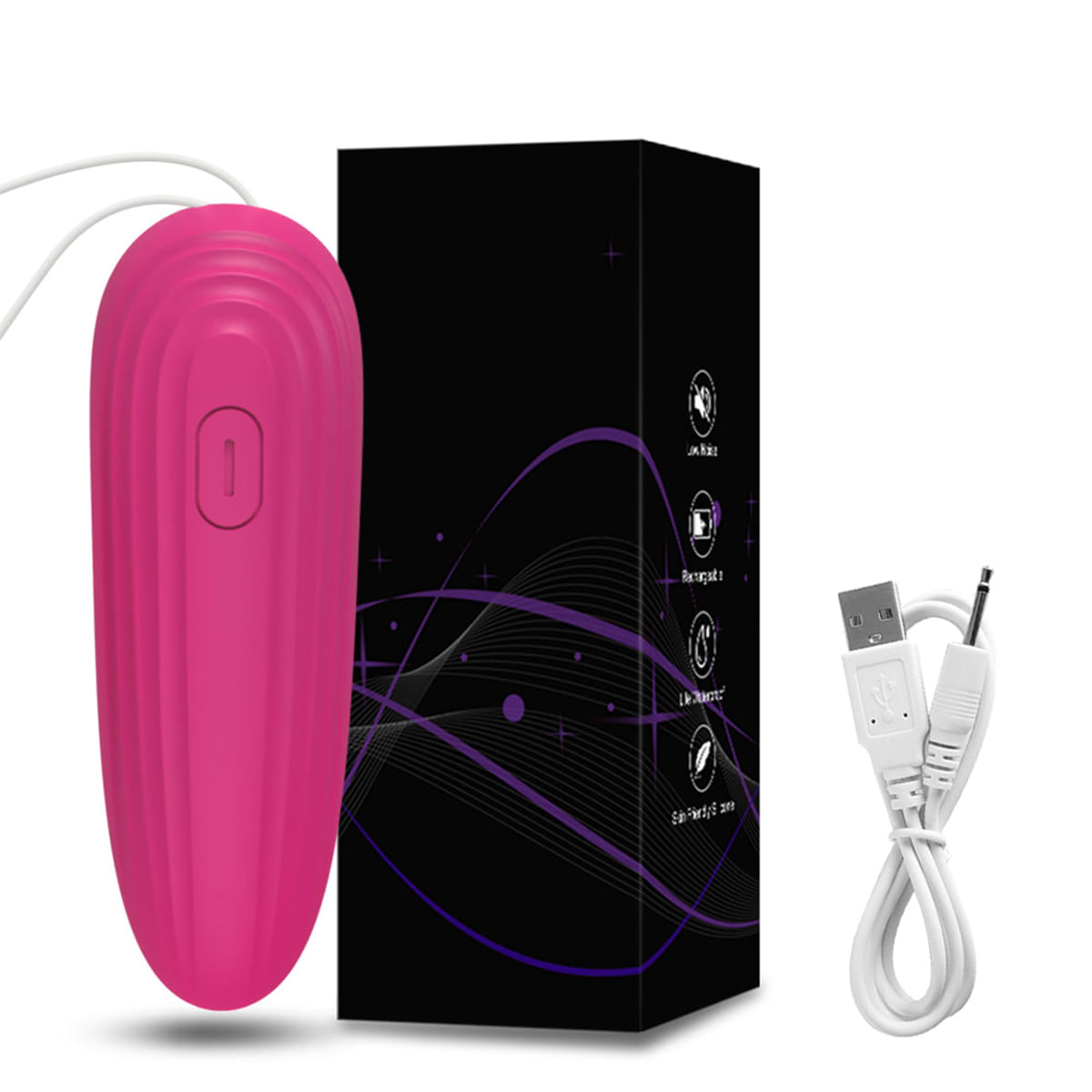 Youvibe Bullet com Controle Via App e 9 Modos de Vibração Vip Mix
