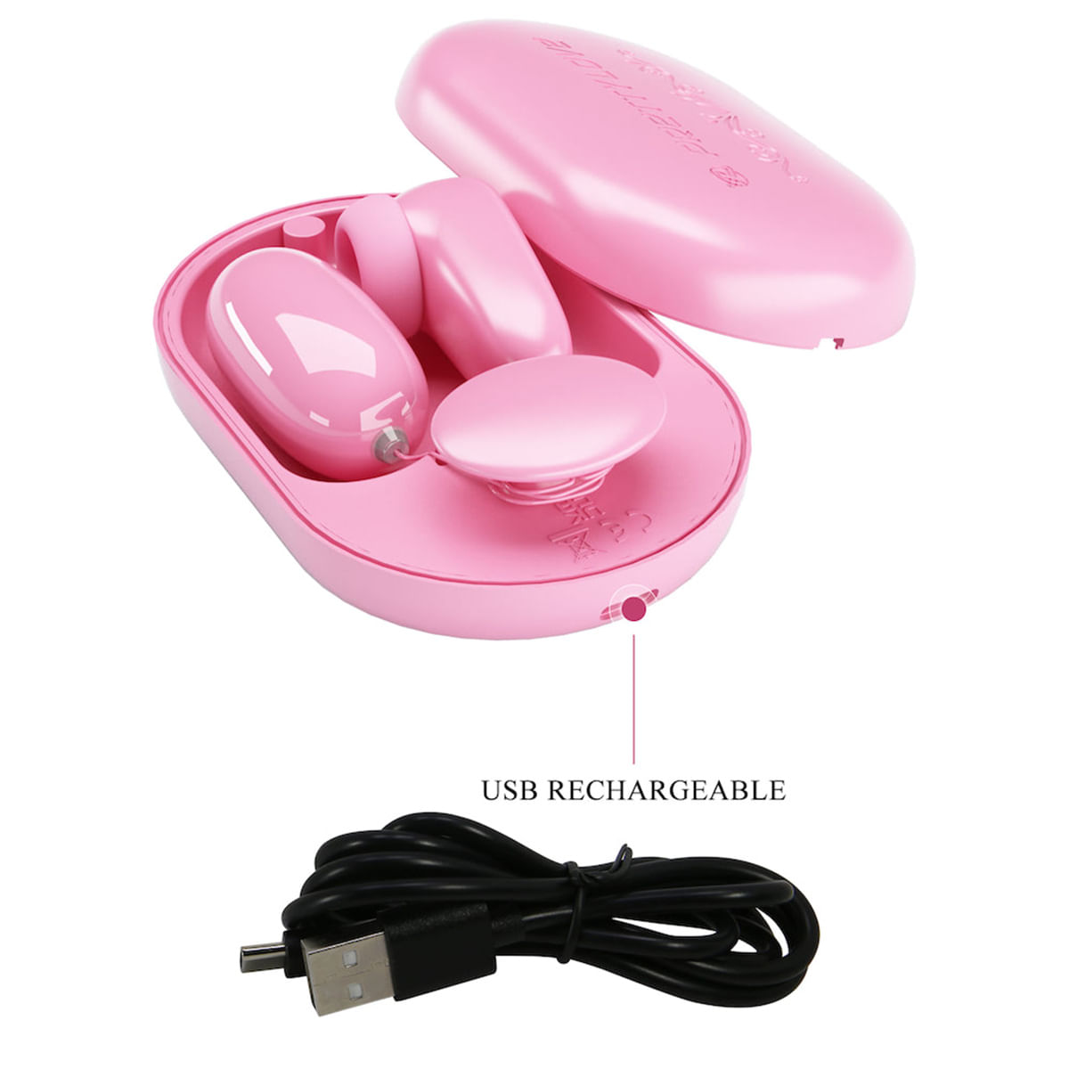 Cápsula Vibratória Magic Box com controle 12 Modos de Vibração e 7 Modos de Pulsação Vip Mix