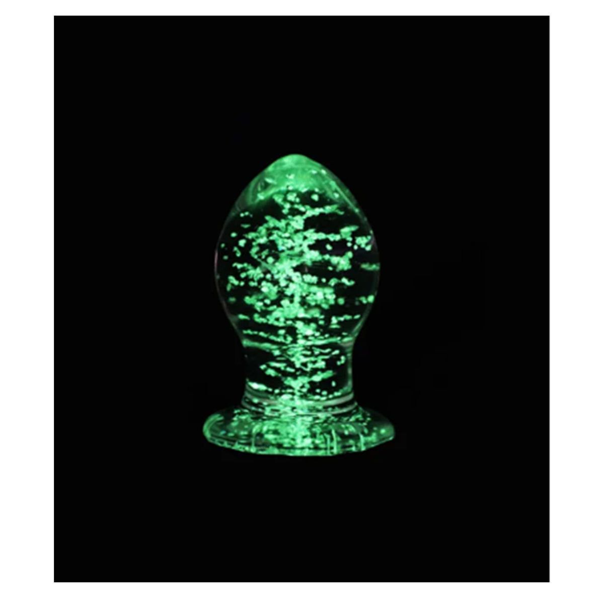Plug Anal de Vidro Neon Fluorescente Tamanho P Libb