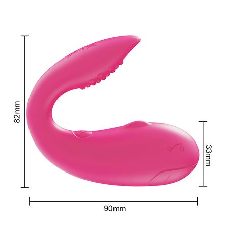 Youvibe Vibrador com Estimulador na Ponta e Controle Via App com 10 Modos de Vibração Vip Mix