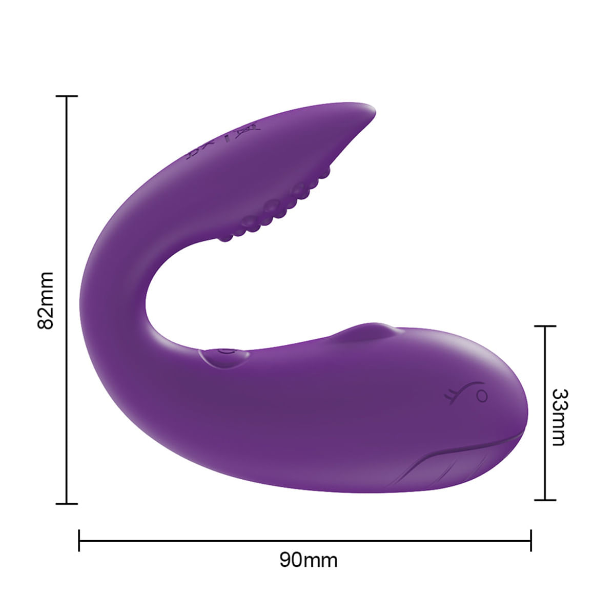 Youvibe Vibrador com Estimulador na Ponta e Controle Via App com 10 Modos de Vibração Vip Mix