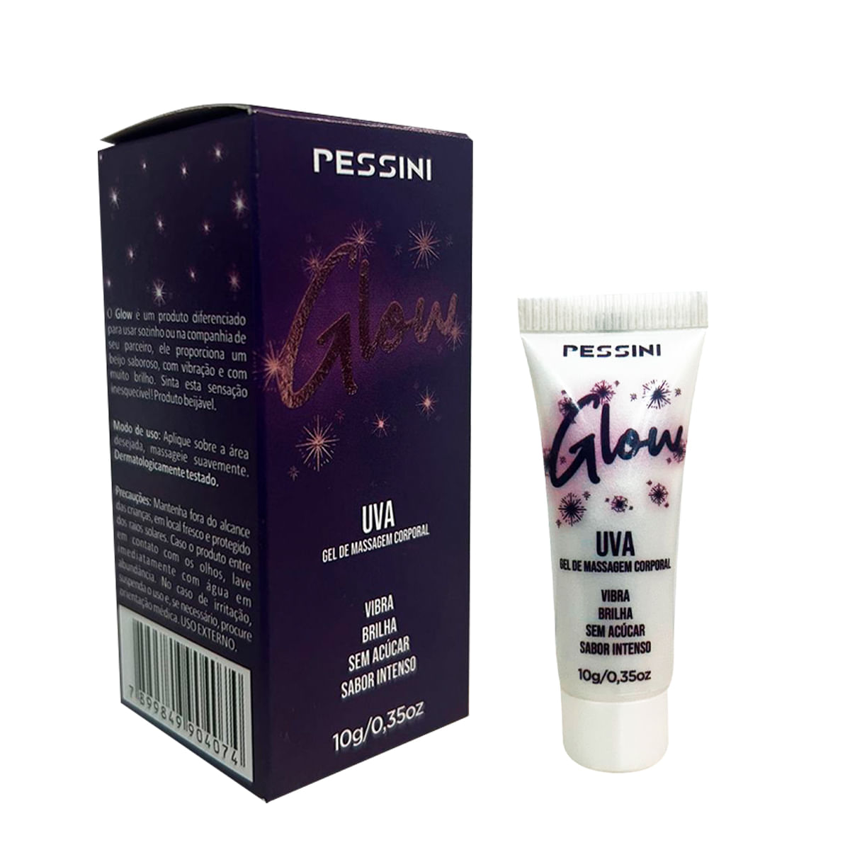 Glow Vibrador Líquido com Glitter 10g Pessini