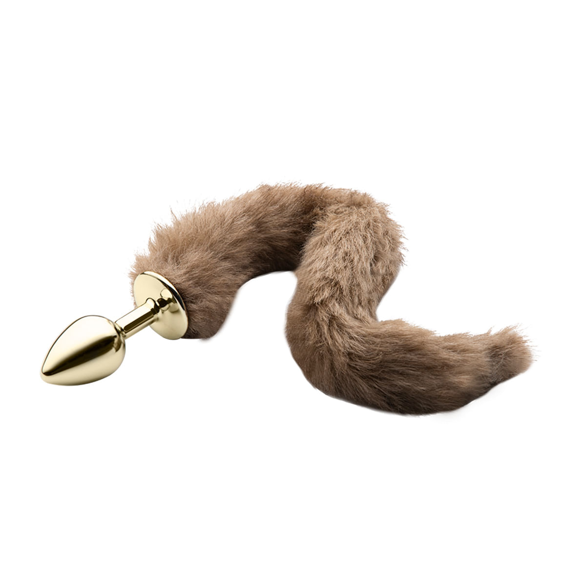 Plug Anal com Rabo Raposa Linha Lite Plug Sexy Fantasy