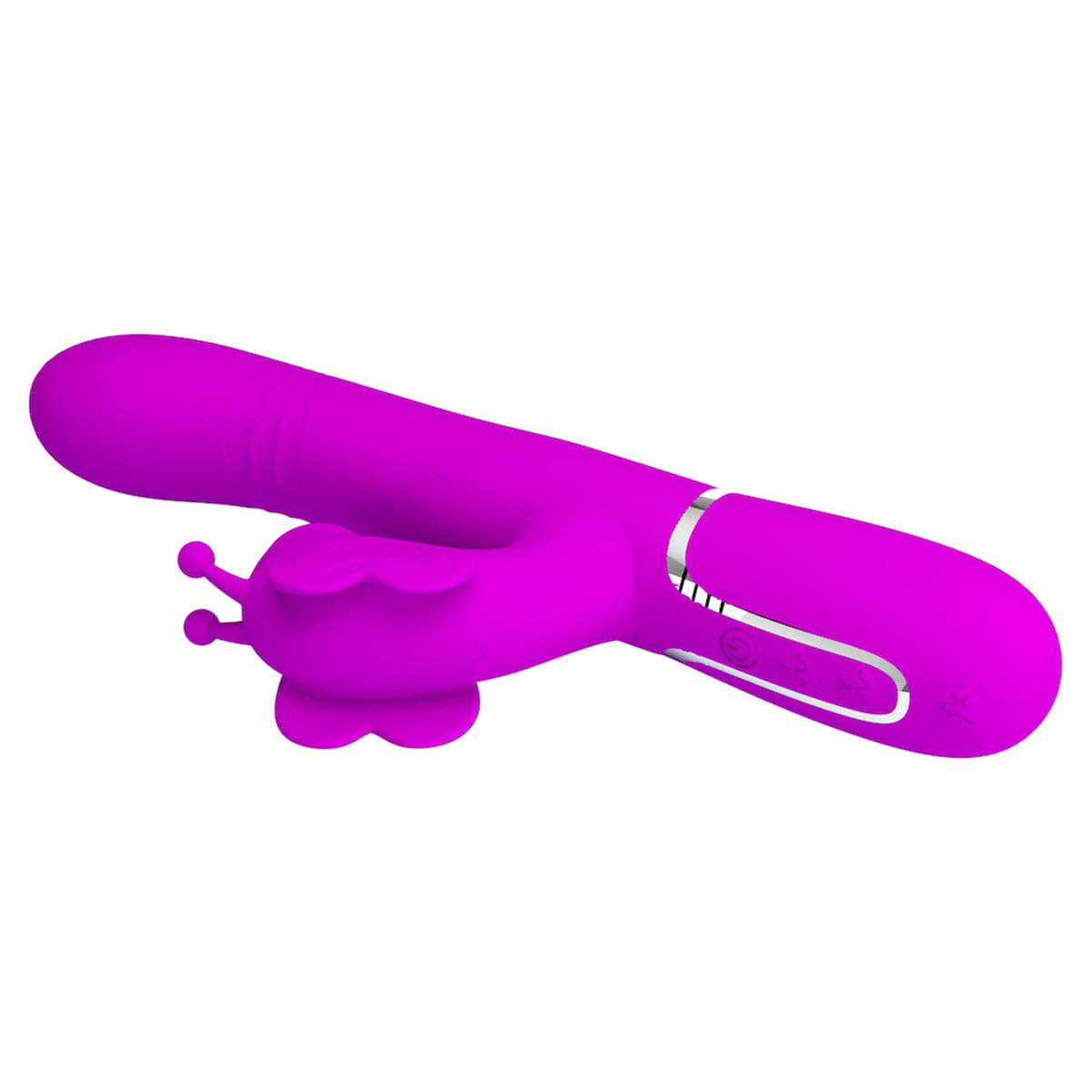 Vibrador Ponto G 4 em 1 com 7 Modos de Vibração e 7 modos de Pulsação e Vai e Vem da Vip Mix