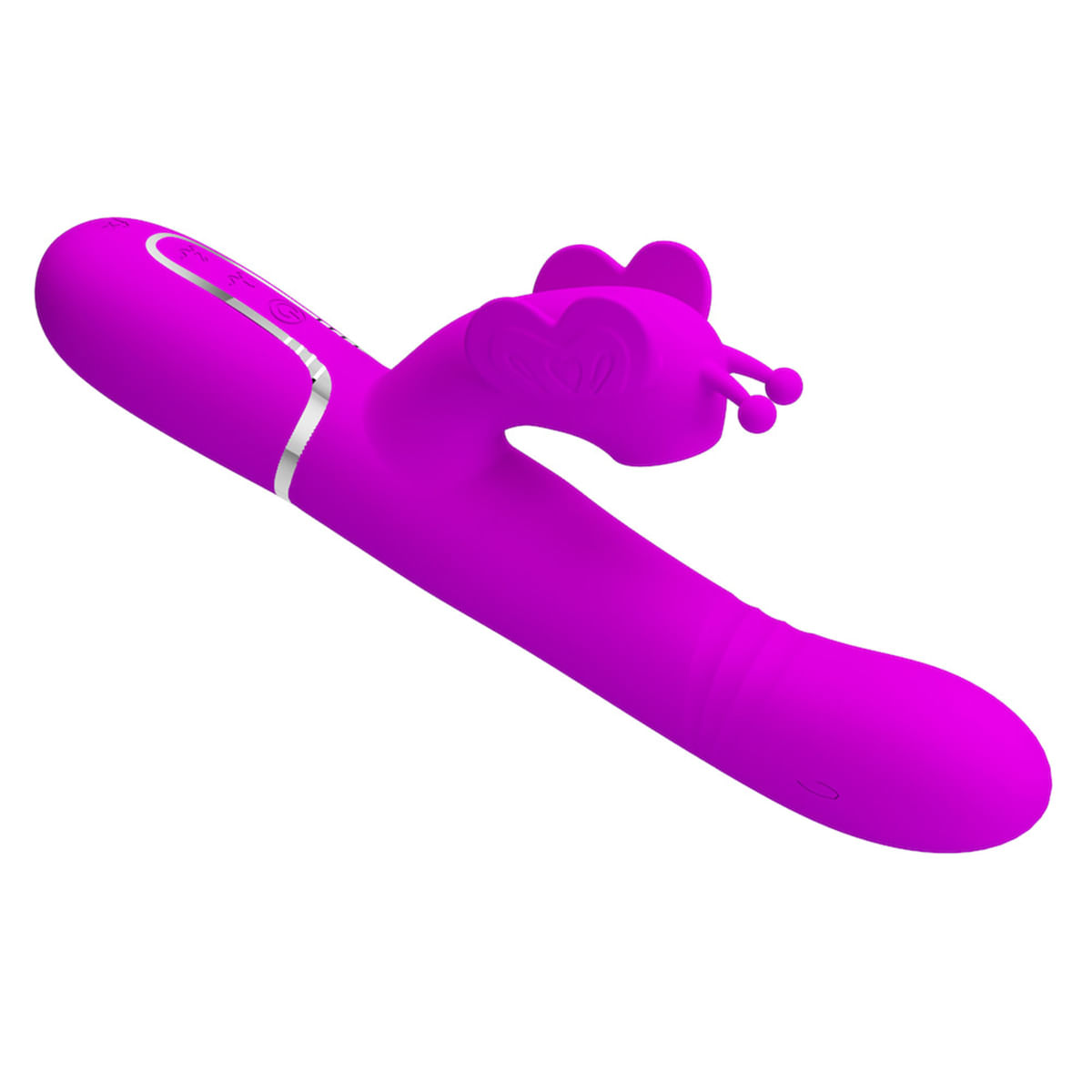 Vibrador Ponto G 4 em 1 com 7 Modos de Vibração e 7 modos de Pulsação e Vai e Vem da Vip Mix