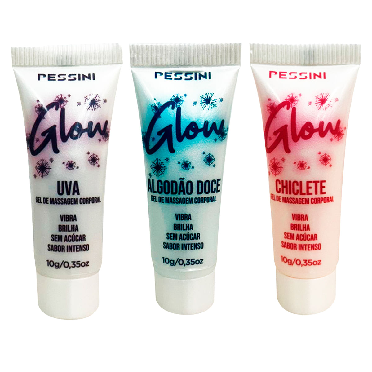 Glow Vibrador Líquido com Glitter 10g Pessini