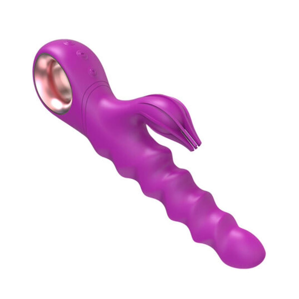 Vibrador com Estimulador Clitoriano 10 Modos de Vibração e 7 Modos Onda de Pressão 3R Import