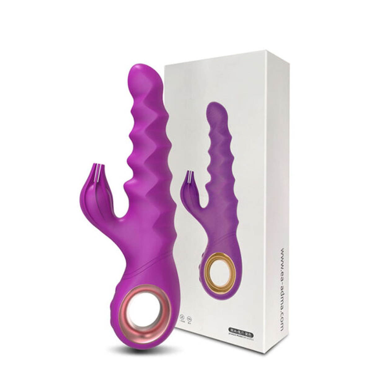 Vibrador com Estimulador Clitoriano 10 Modos de Vibração e 7 Modos Onda de Pressão 3R Import