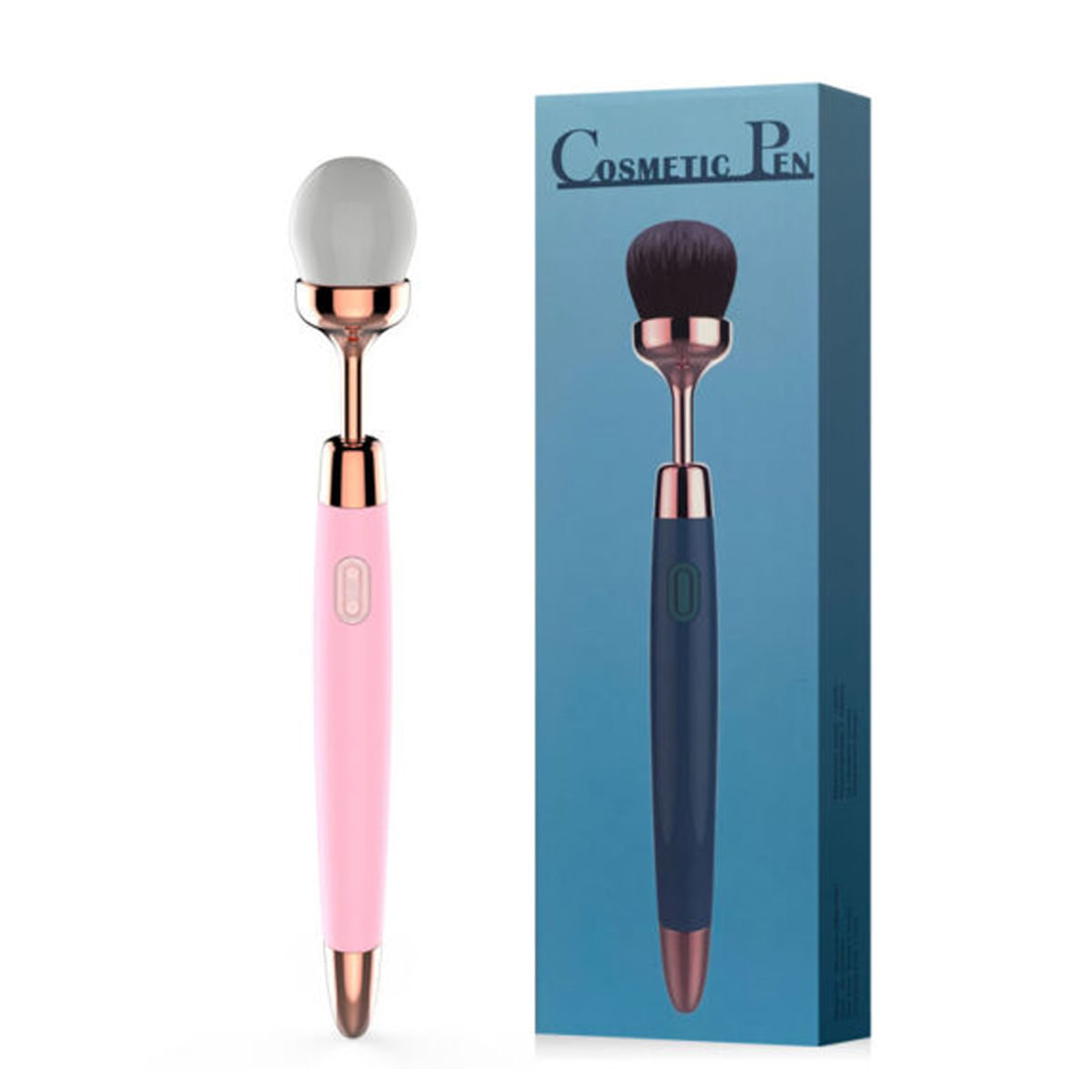 Vibrador com Ponta Pincel Blush 9 Modos de Vibração 3R Import