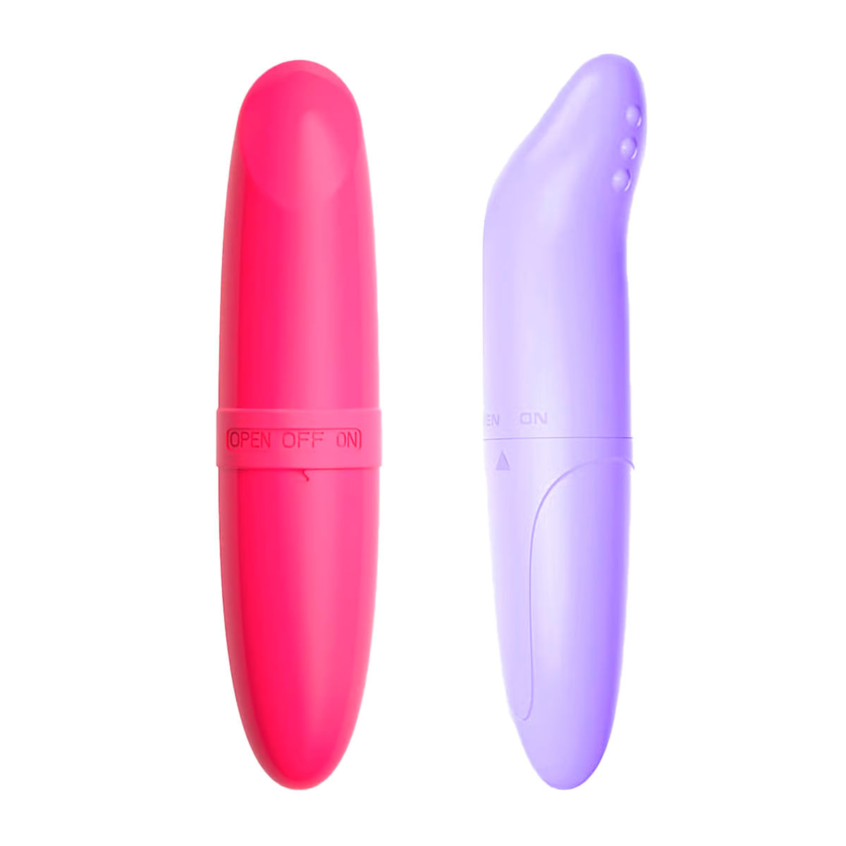 Kit Erótico com Mini Vibrador Batom e Vibrador Ponto G Vip Mix