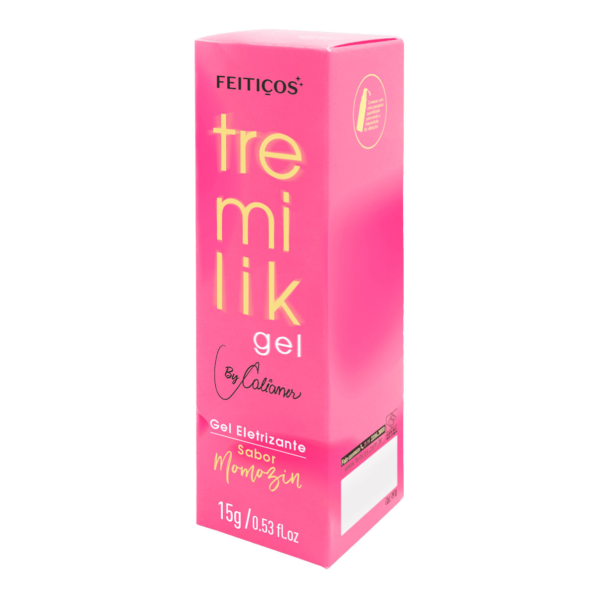 Tremilik Momozin Gel Vibrador Líquido Beijável 15g Feitiços