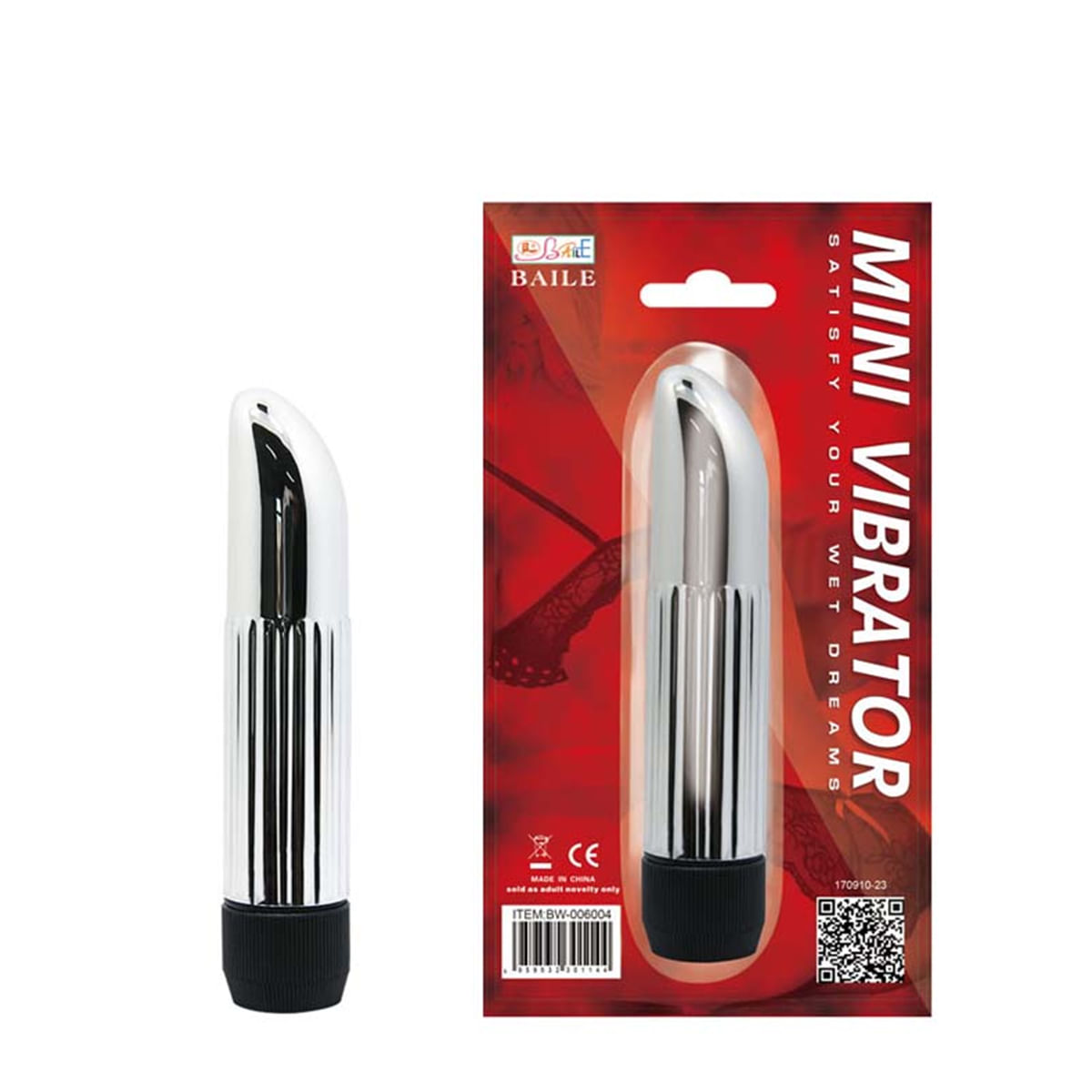 Mini Vibrador Personal Multivelocidade com Textura Canelada 3R Import