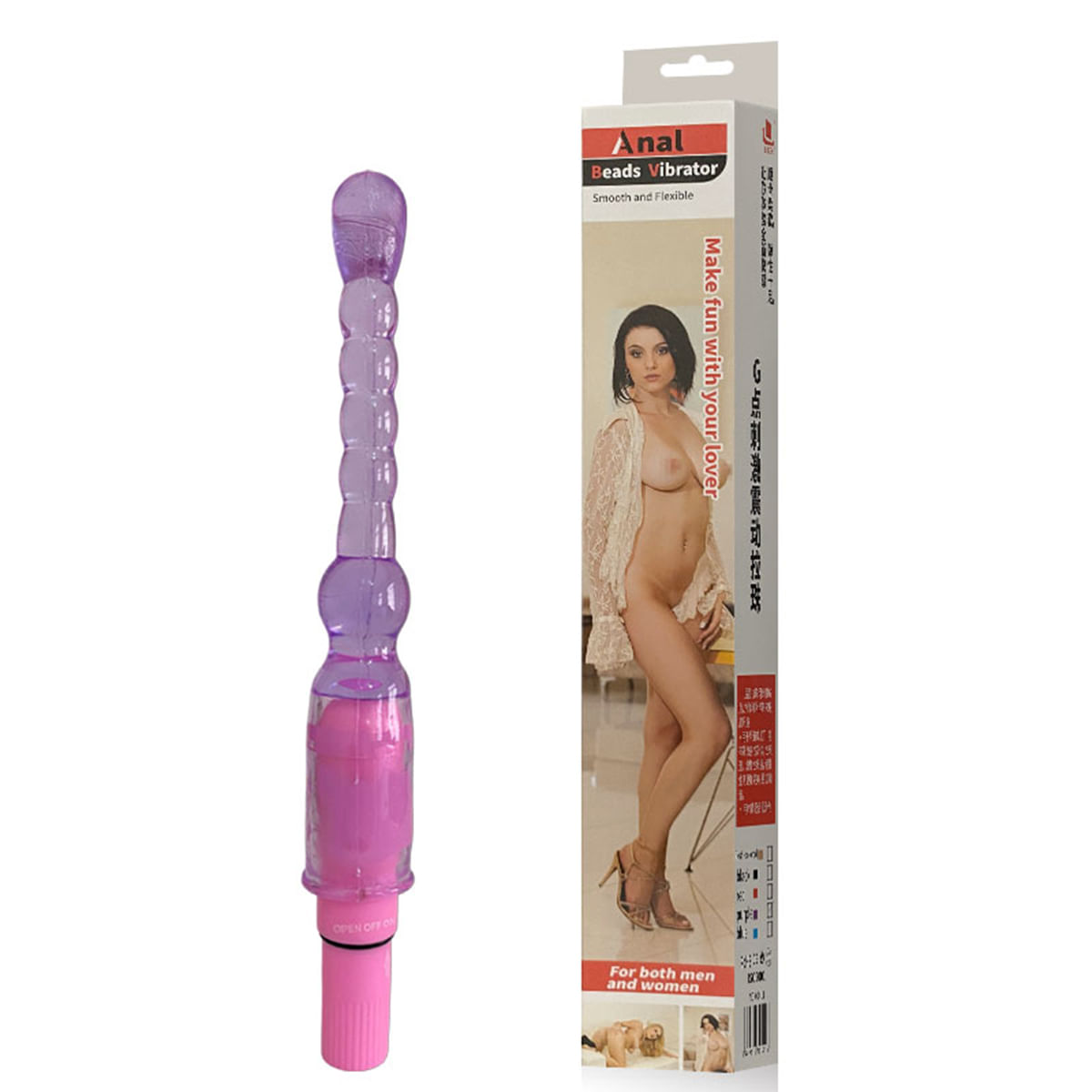 Vibrador Multivelocidade com Capa Escalonada de Silicone 3R Import