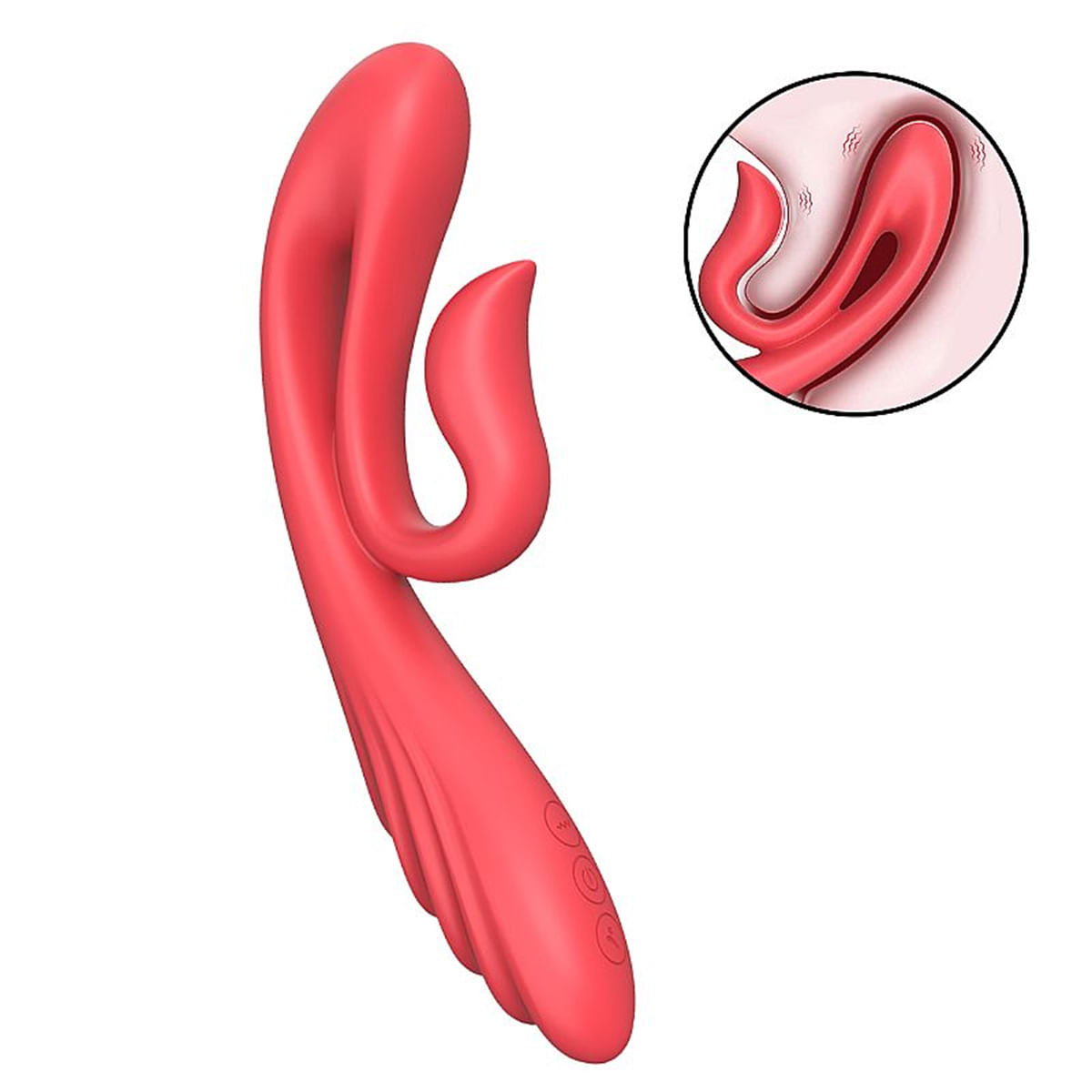 Vibrador de Ponto G e Clitóris com 9 Modos de Vibração Sexy Import