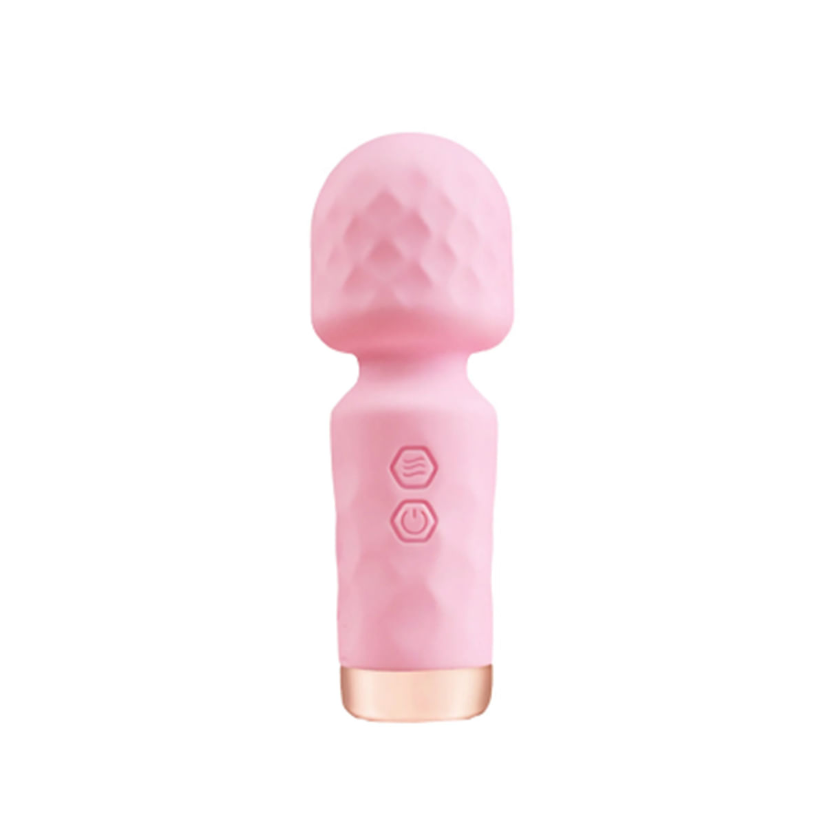 Mini Varinha Mágica Vibratória Texturizada com 10 Modos de Vibração Libb Mini Varinha Mágica Vibratória Texturizada com 10 Modos de Vibração Libb