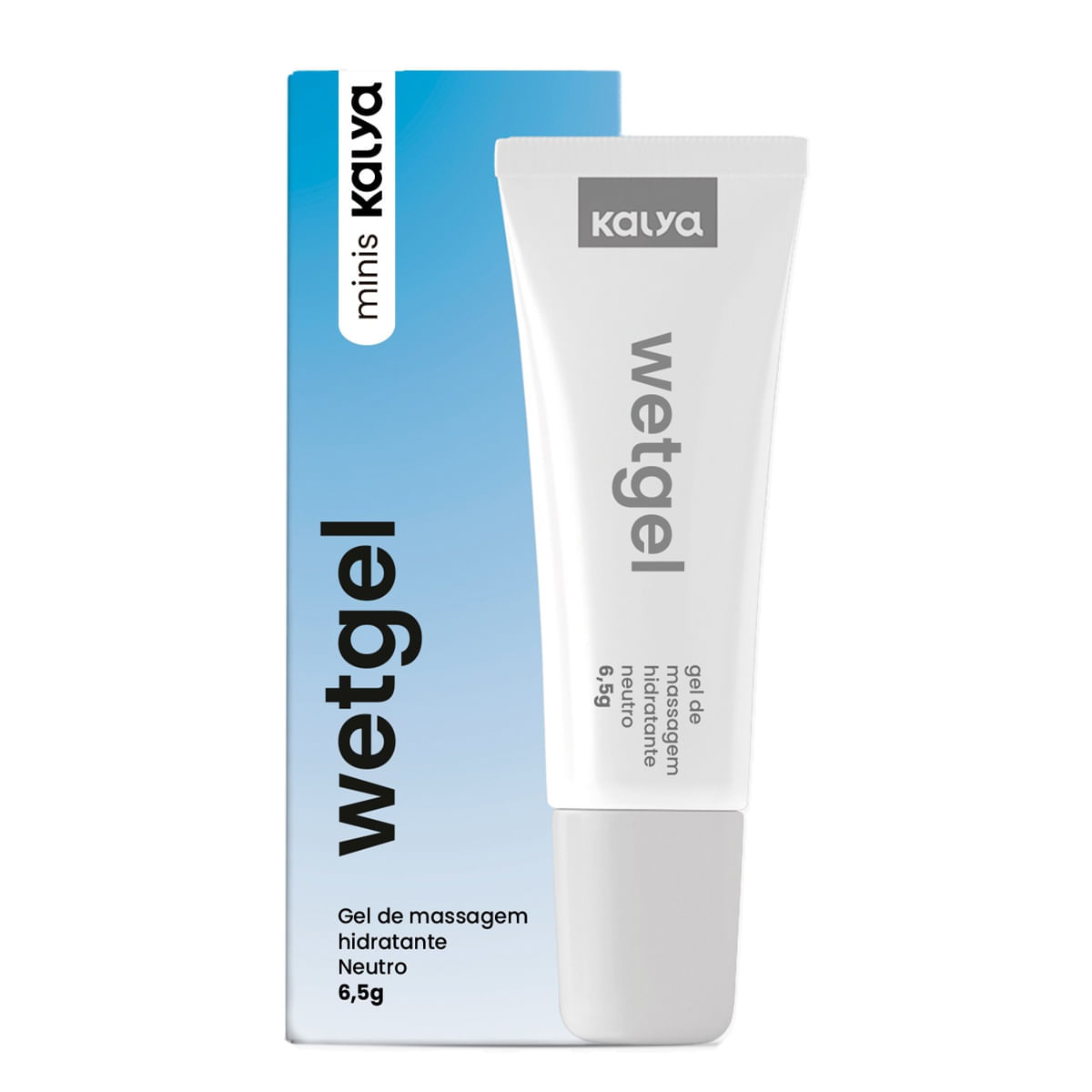 Wetgel Gel de Massagem Hidratante Neutro 6,5g Linha Rapidinhas Kalya Wetgel Gel de Massagem Hidratante Neutro 6,5g Linha Rapidinhas Kalya