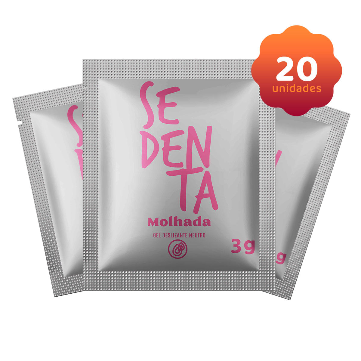Kit Erótico com 20 Sachês Sedenta Molhada 3g Pepper Blend Kit Erótico com 20 Sachês Sedenta Molhada 3g Pepper Blend