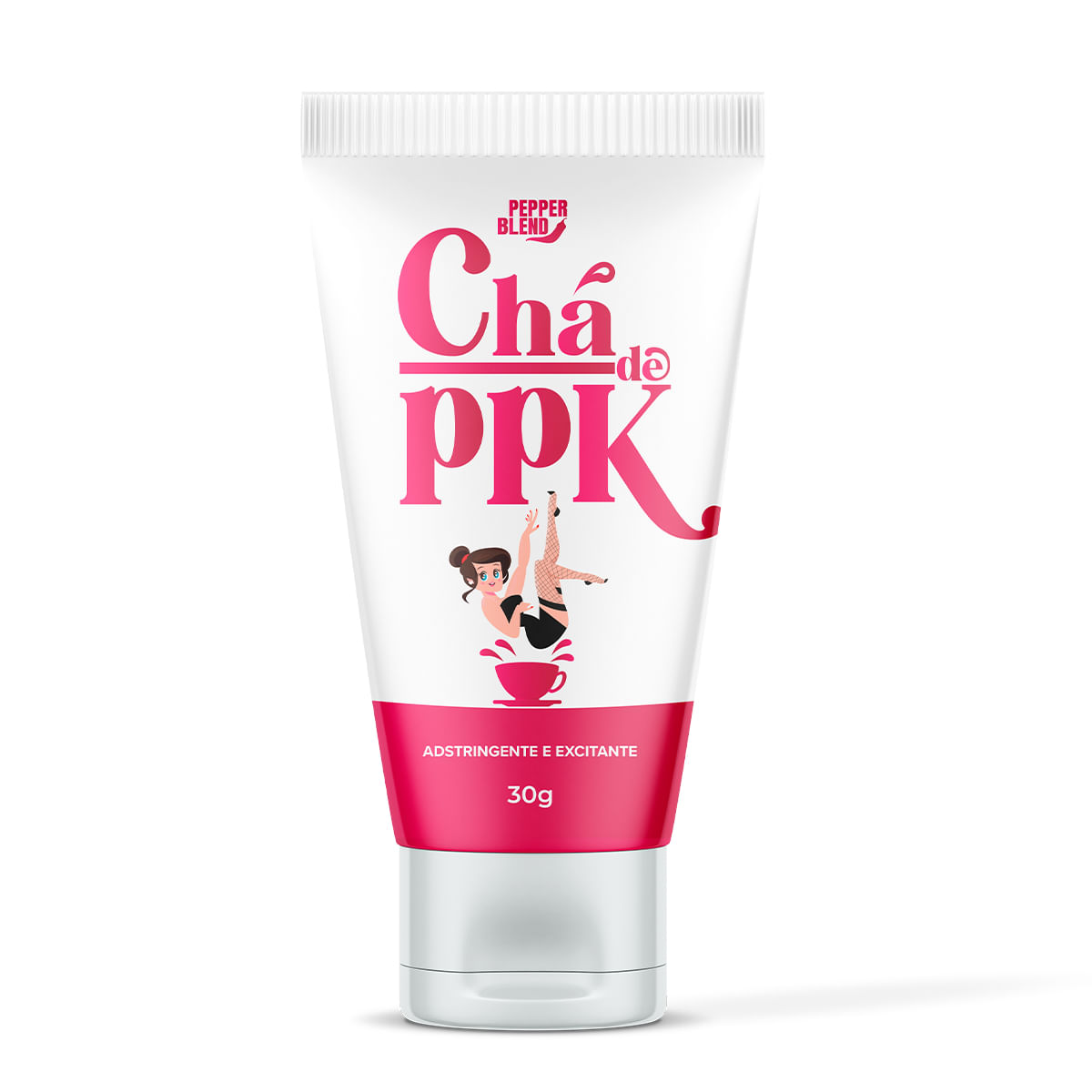 Chá de PPK Gel Adstrigente Excitante Feminino Pepper Blend Chá de PPK Gel Adstrigente Excitante Feminino Pepper Blend