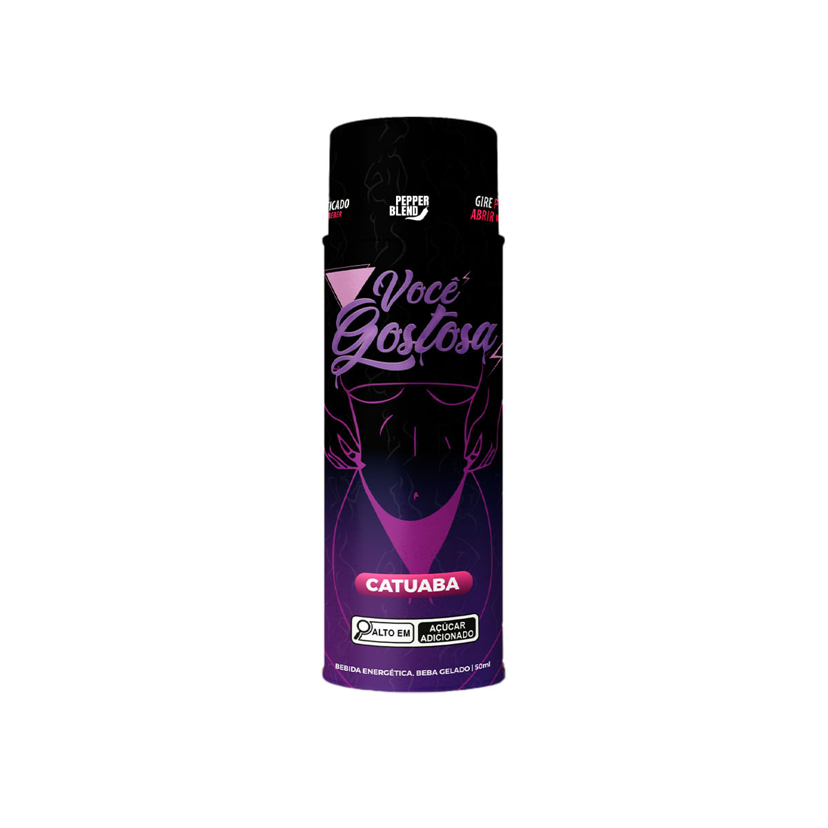 Bebida Energética Altamente Afrodisíaca Você Gostosa Sabor Catuaba Pepper Blend