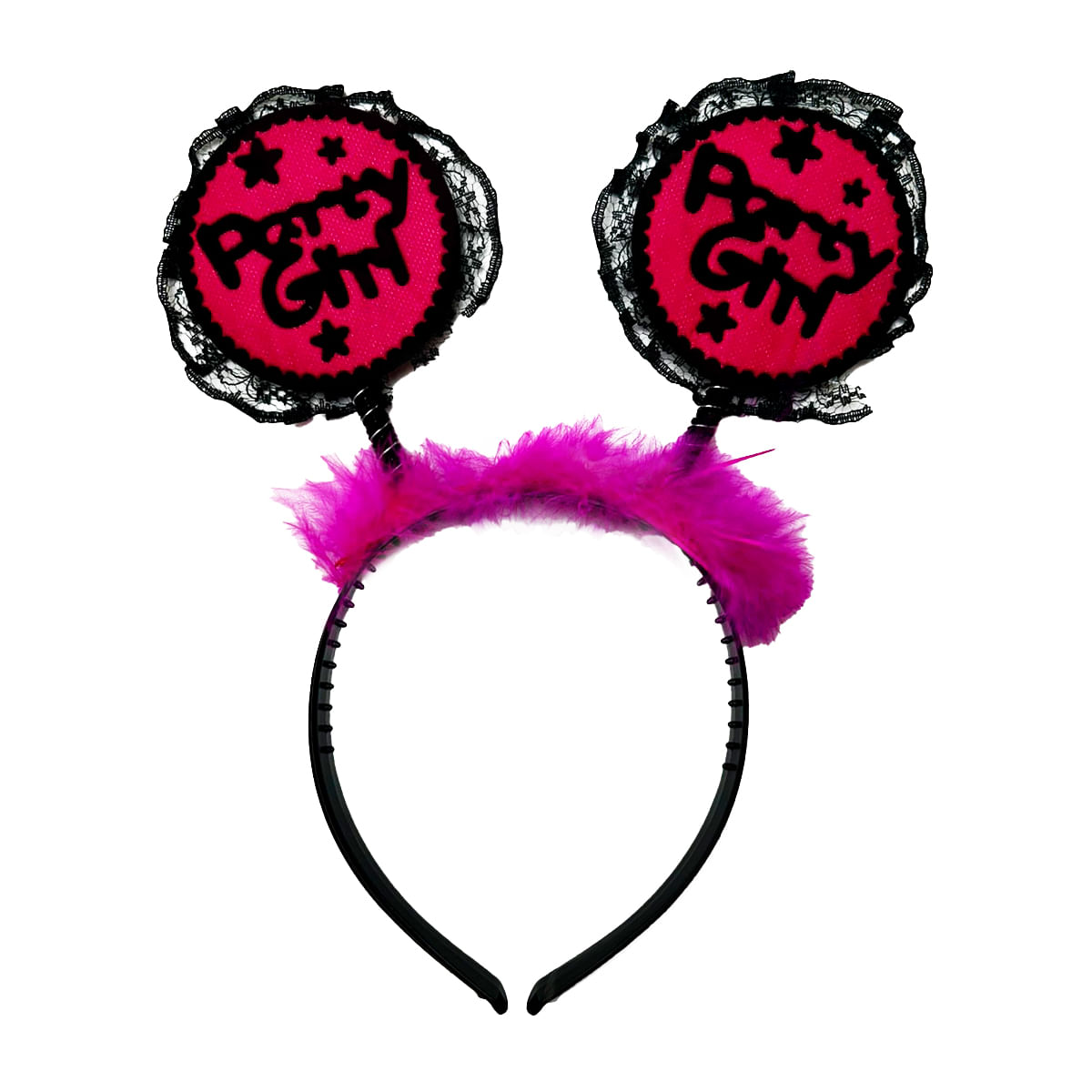 Tiara Party Girl Renda PTD Festas Tiara Party Girl Renda PTD Festas