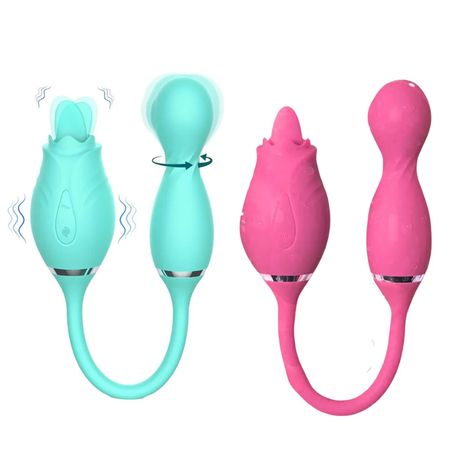 Vibrador Estimulador Clitoriano 360° com 10 Modos de Rotação e Língua Mágica Me Ame Sex Toys