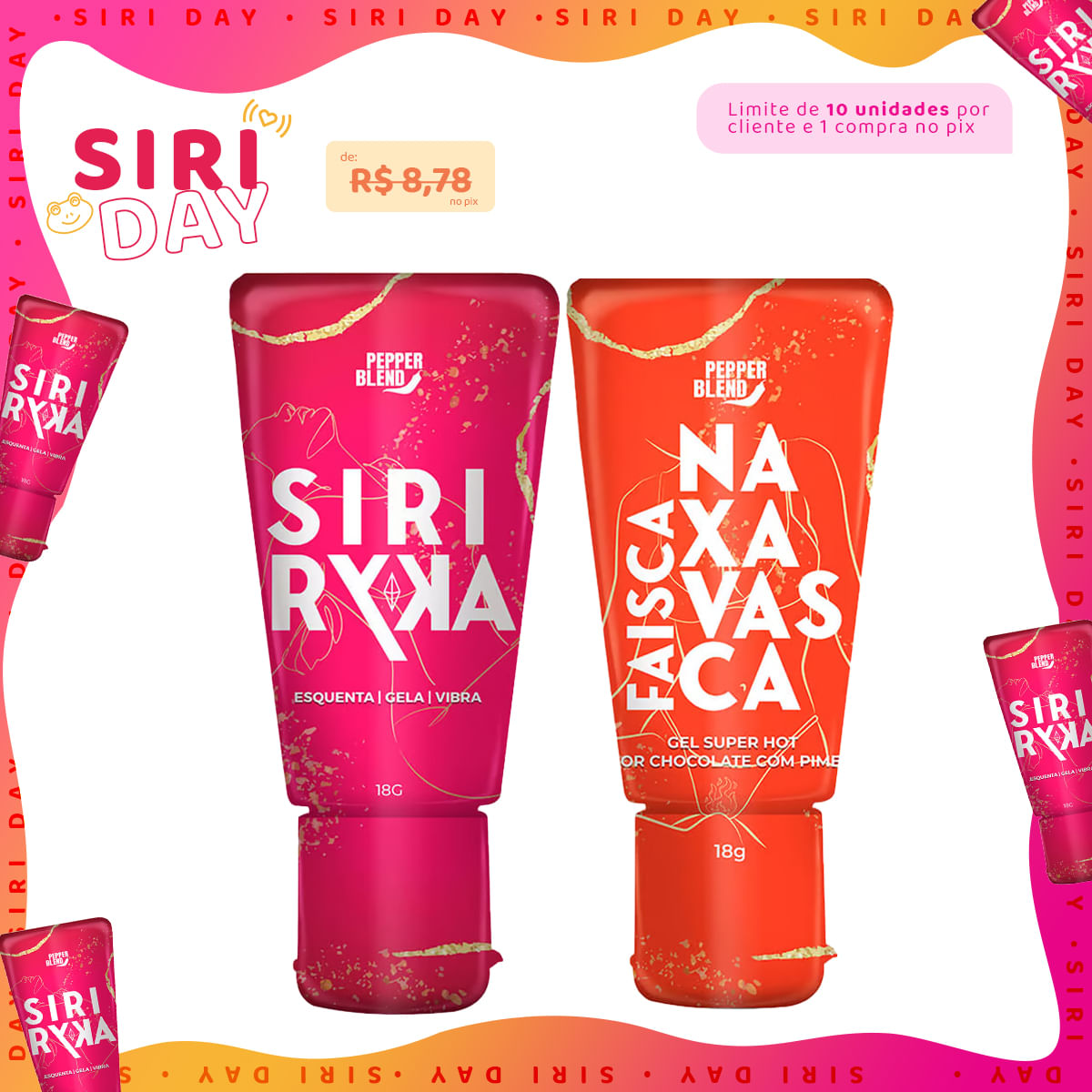 Kit Promocional com Siri Ryka e Faísca na Xavasca
