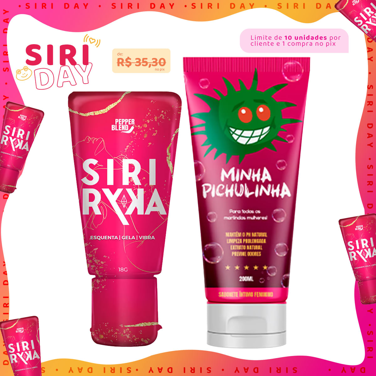 Kit Promocional com Siri Ryka e Sabonete Minha Pichulinha