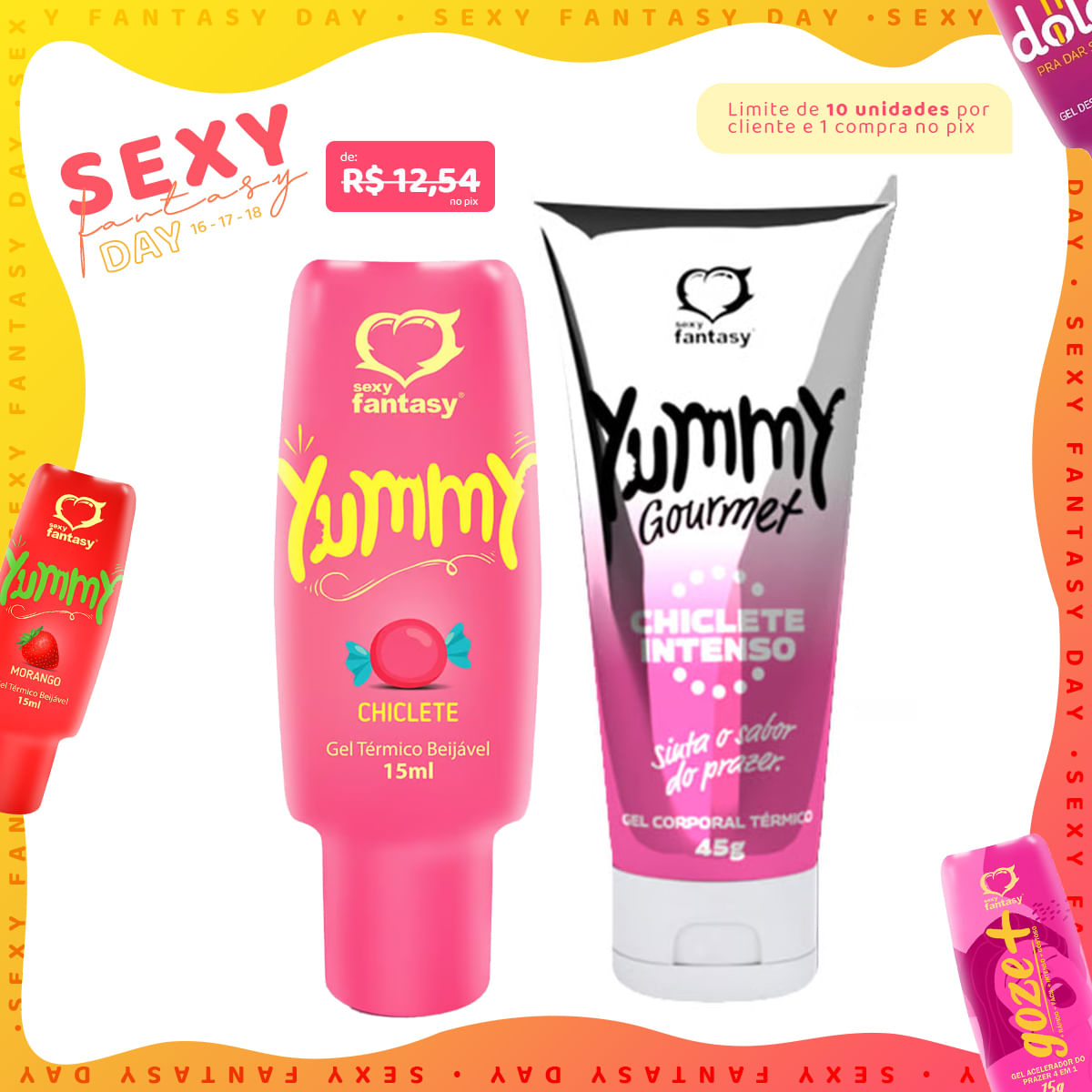 Kit Promocional com Yummy Chiclete e Yummy Gourmet Chiclete Intenso