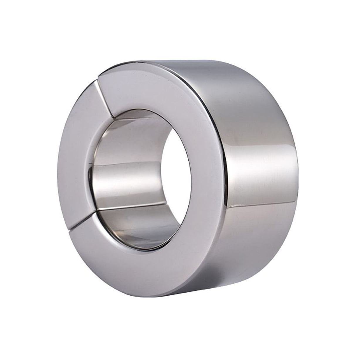 Anel Peniano de Aço Inoxidável com Fecho de Ima 3,5 cm Sexy Import